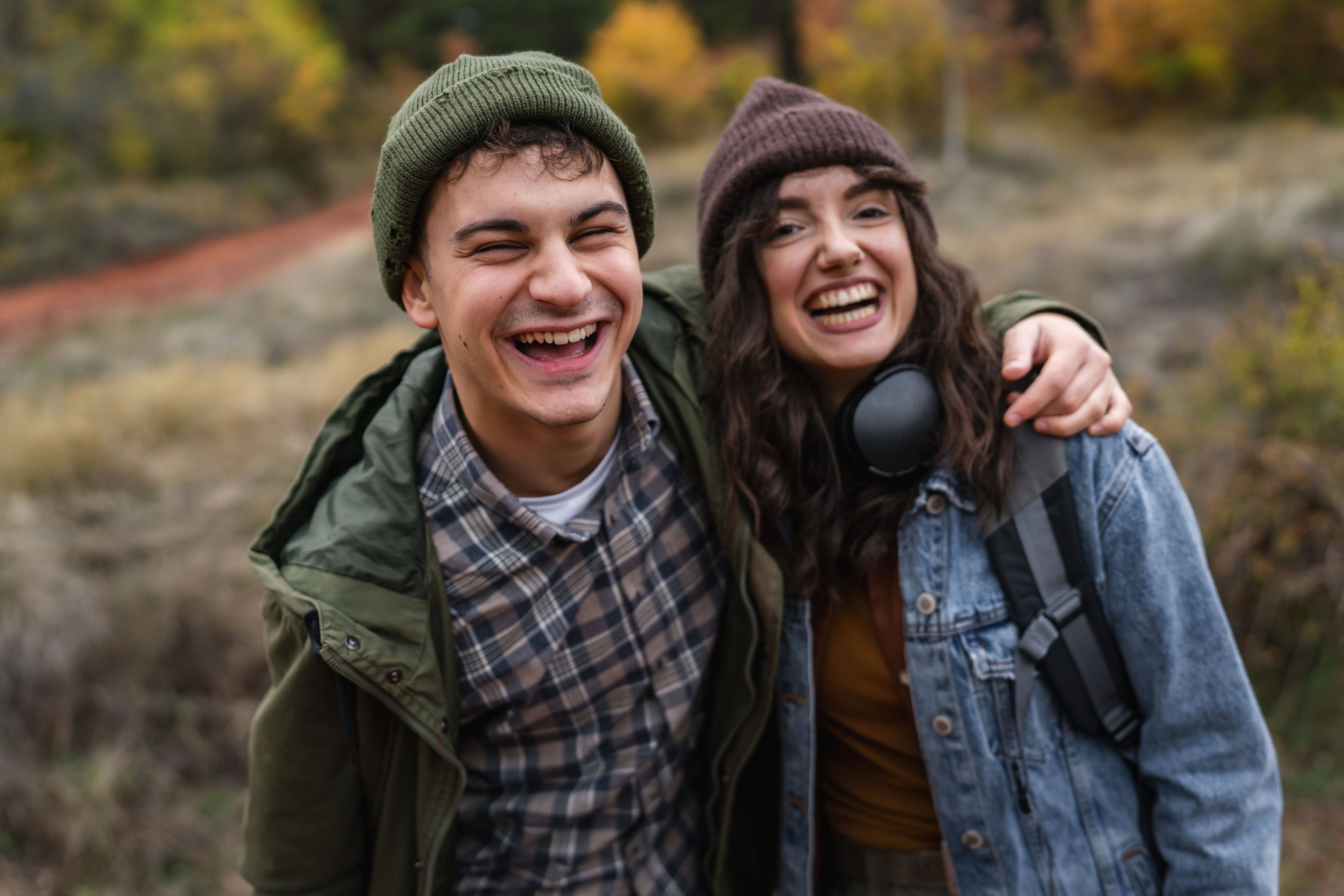 fall couple activity