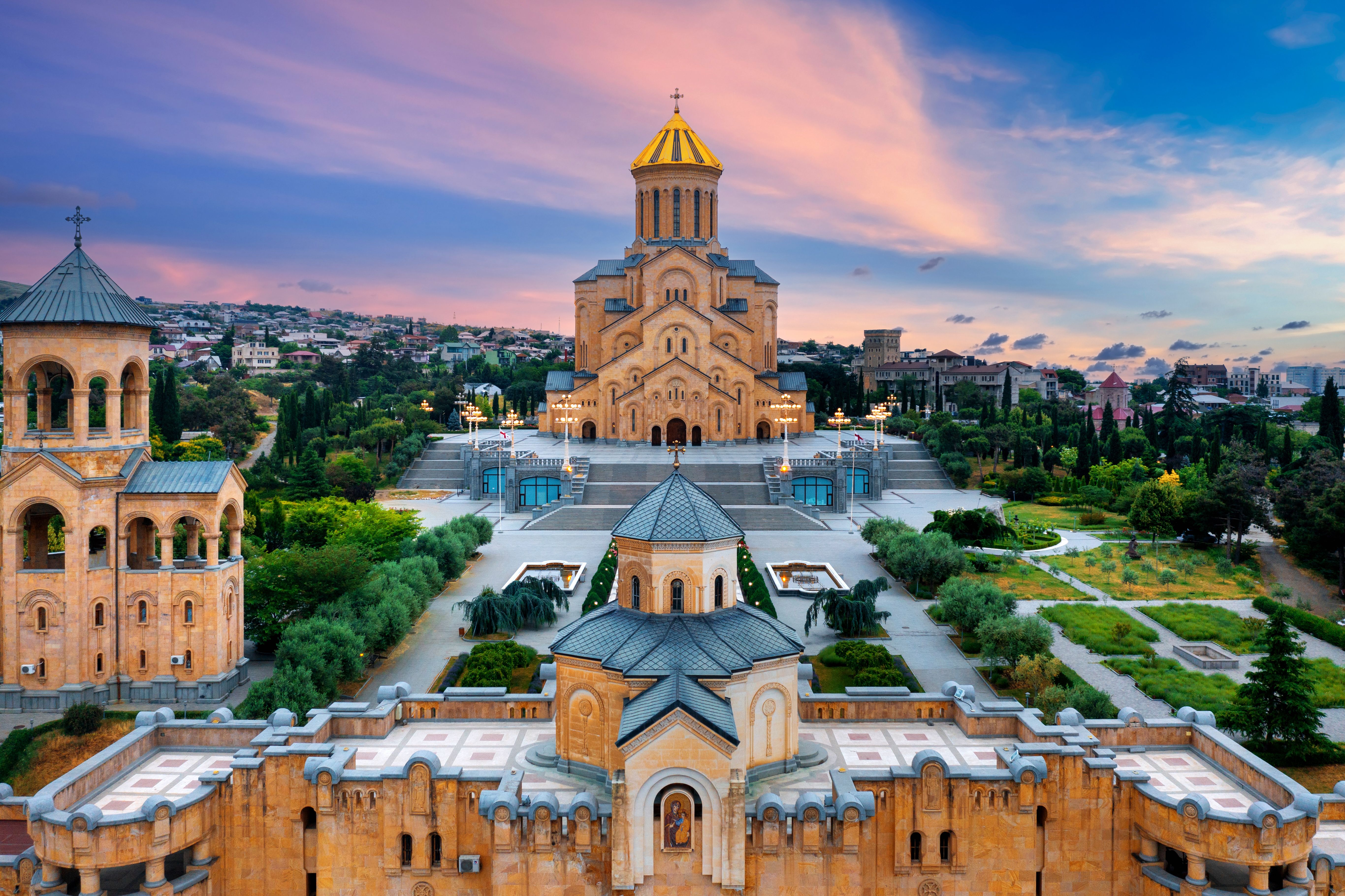 Holy Trinity Cathedral of Tbilisi in Georgia. Holy Trinity Cathedral of Tbilisi in Georgia.