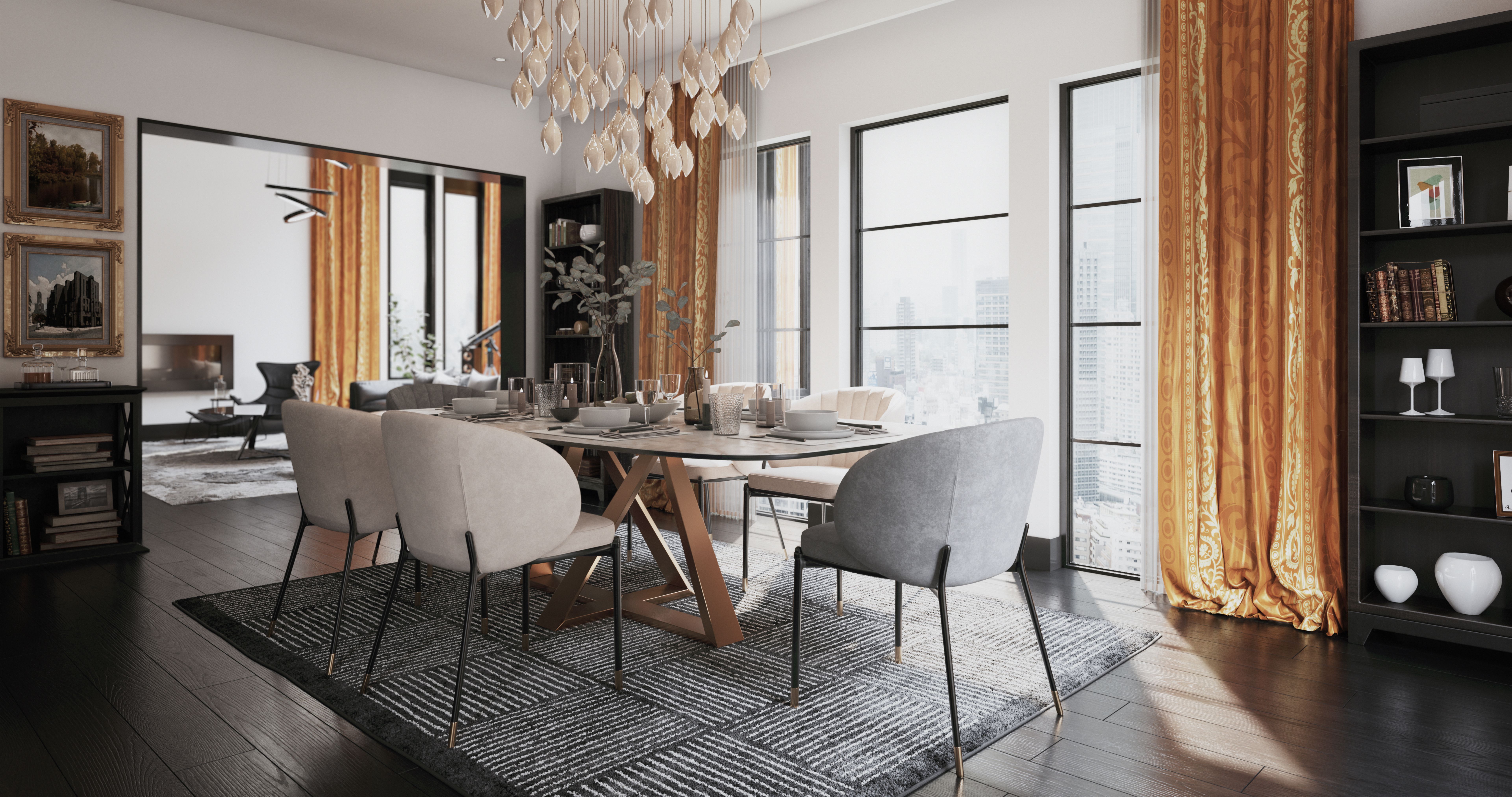 elegant dining chairs