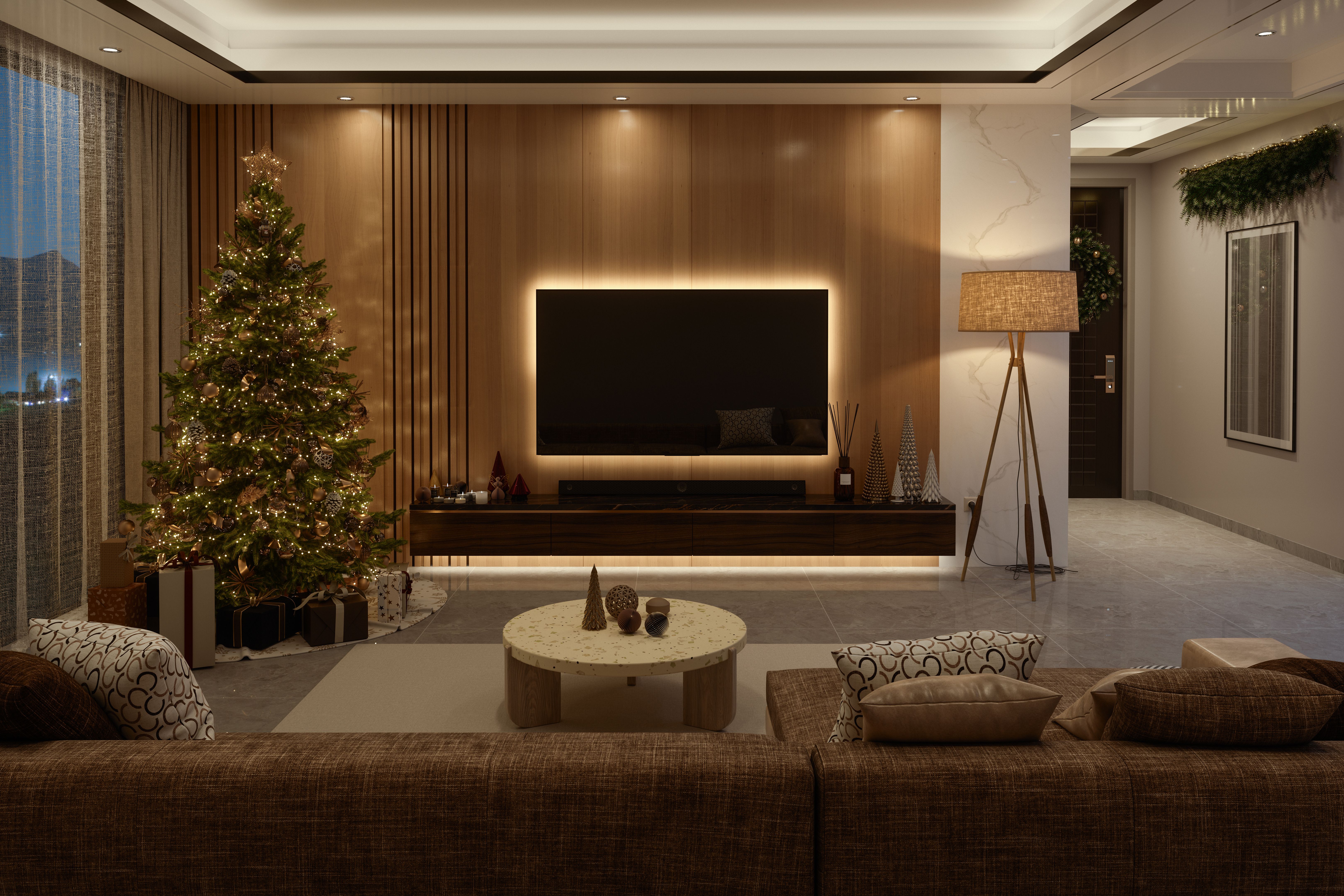 seasonal decor home theater