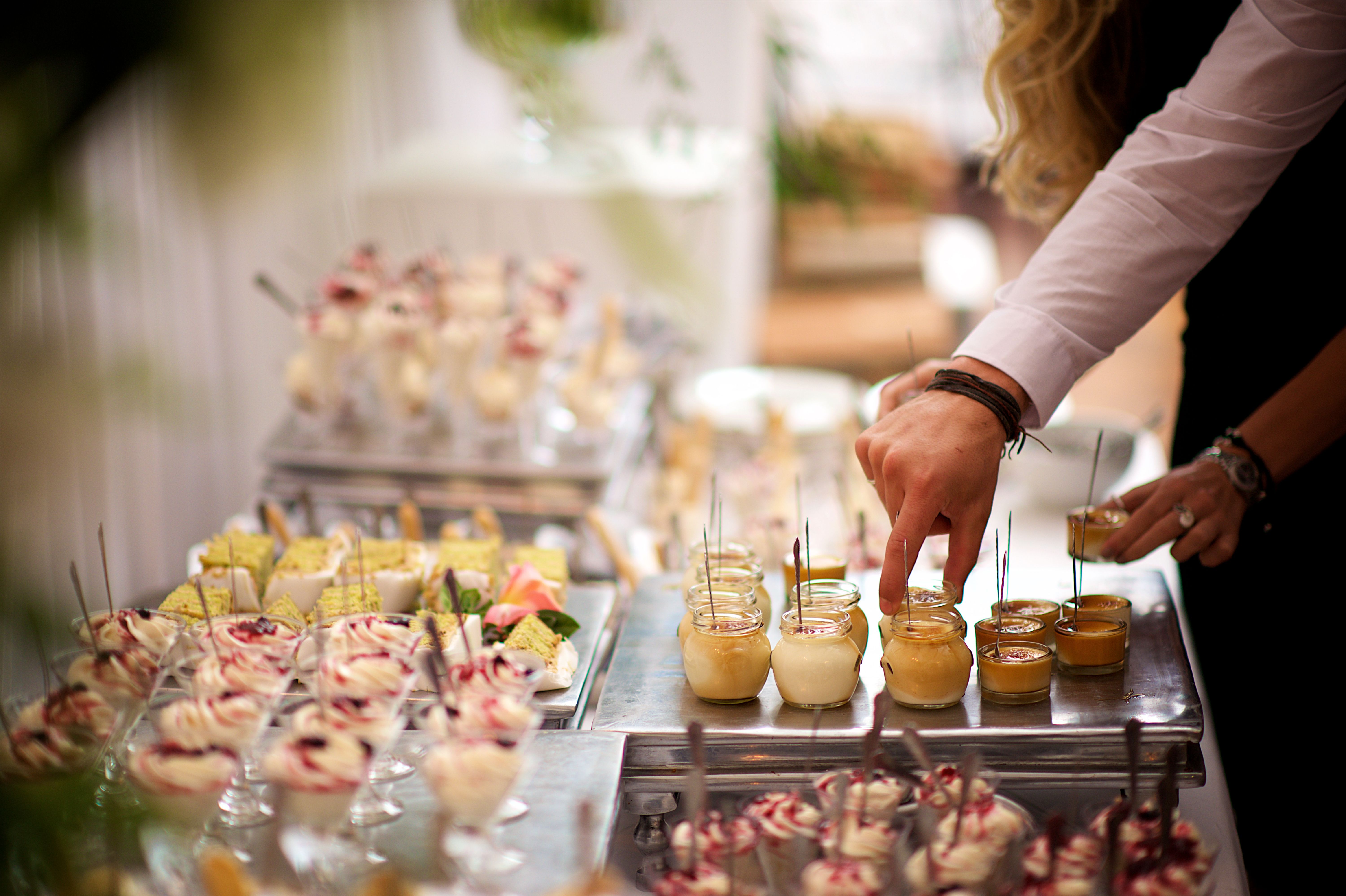 dessert table