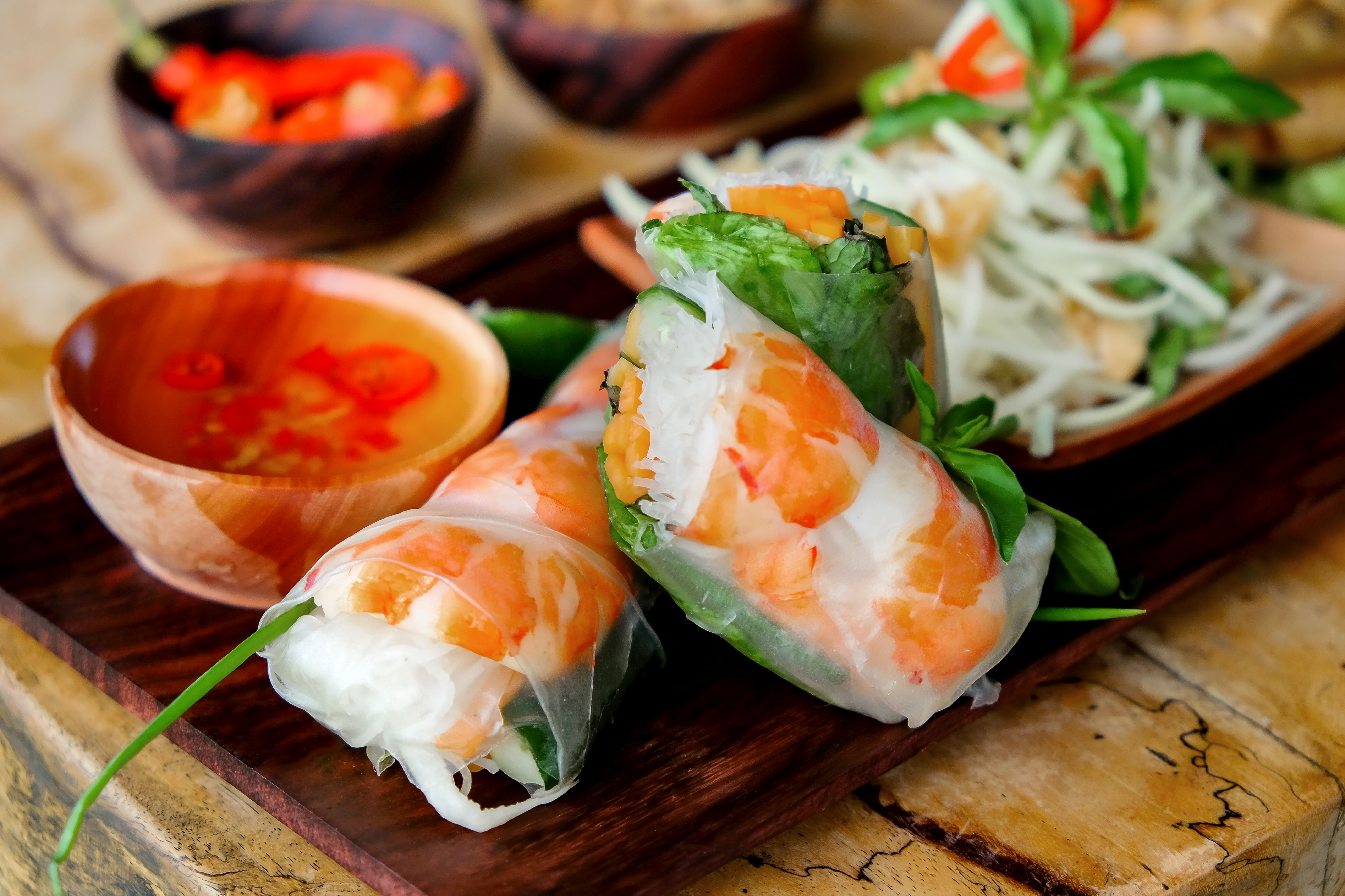Vietnamese spring rolls