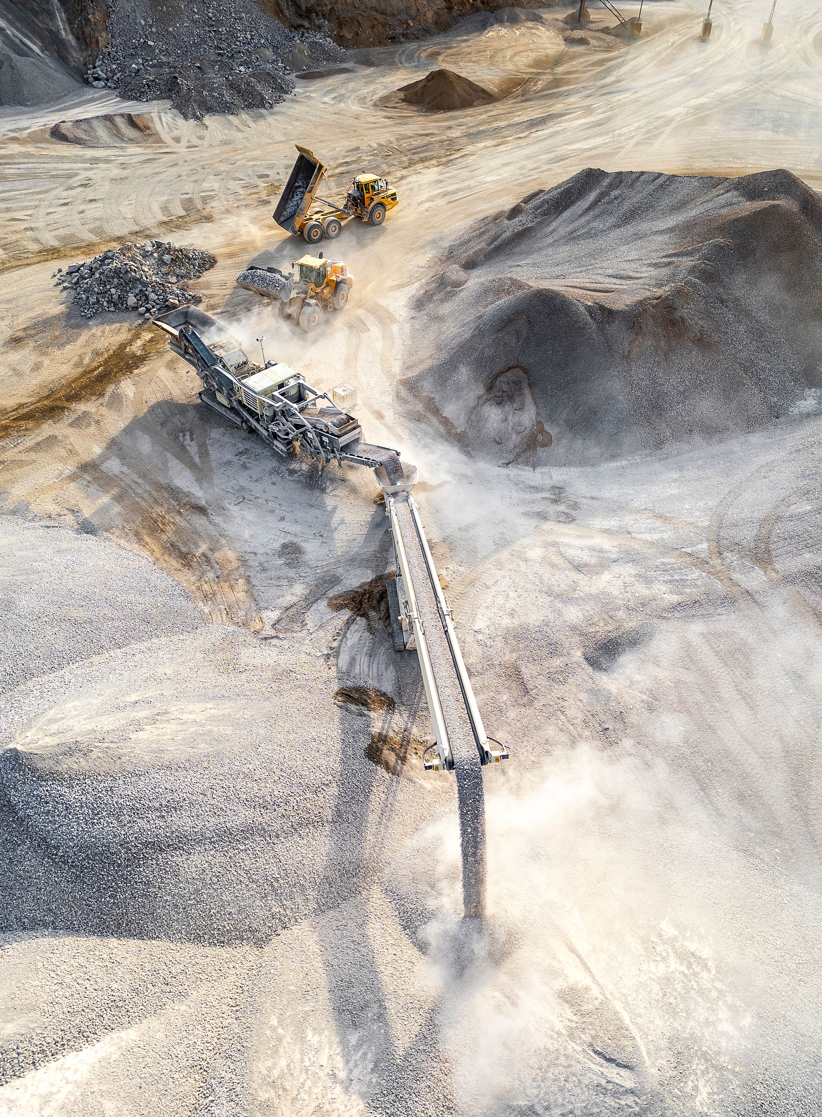 construction site drone