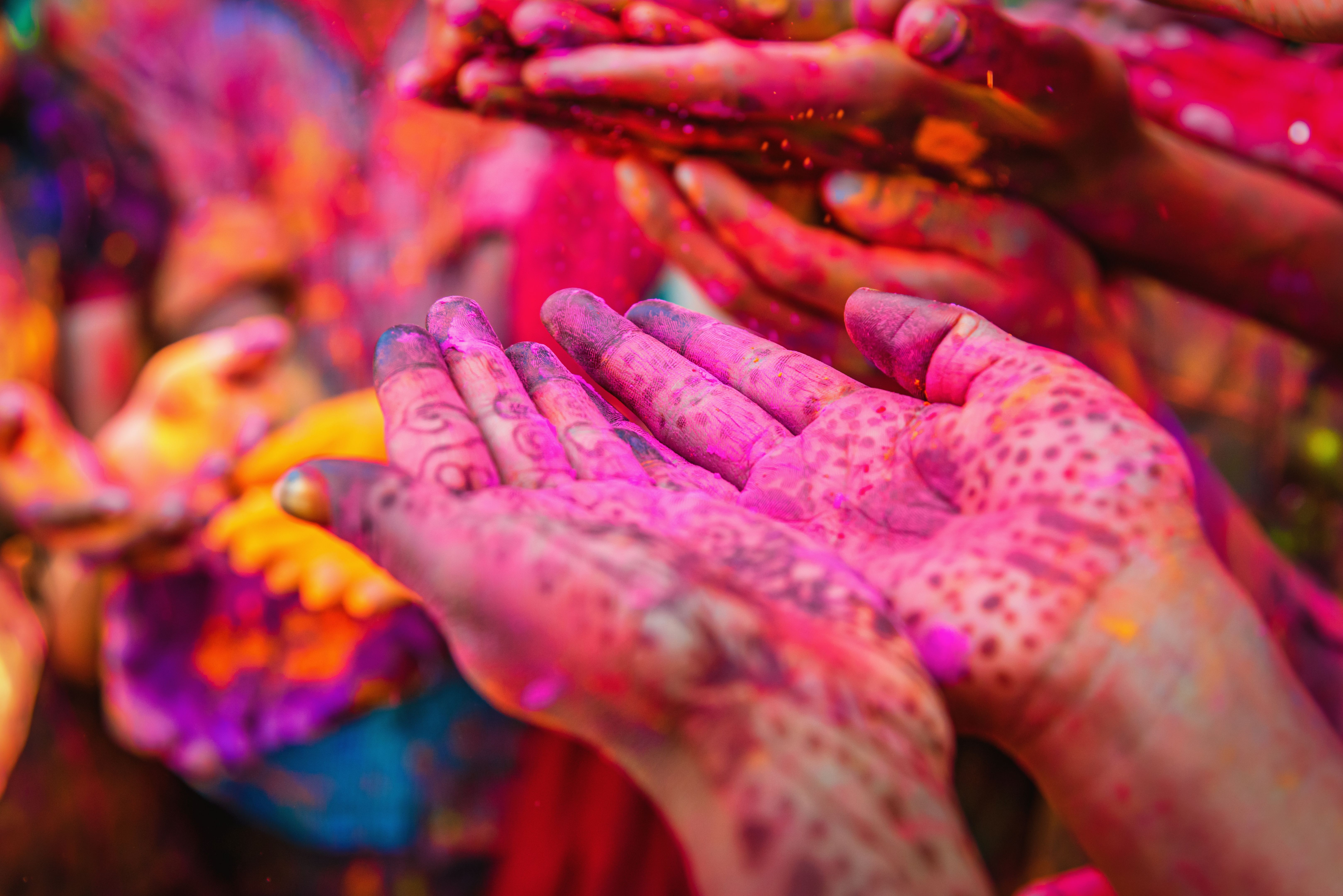 colorful hindu festival