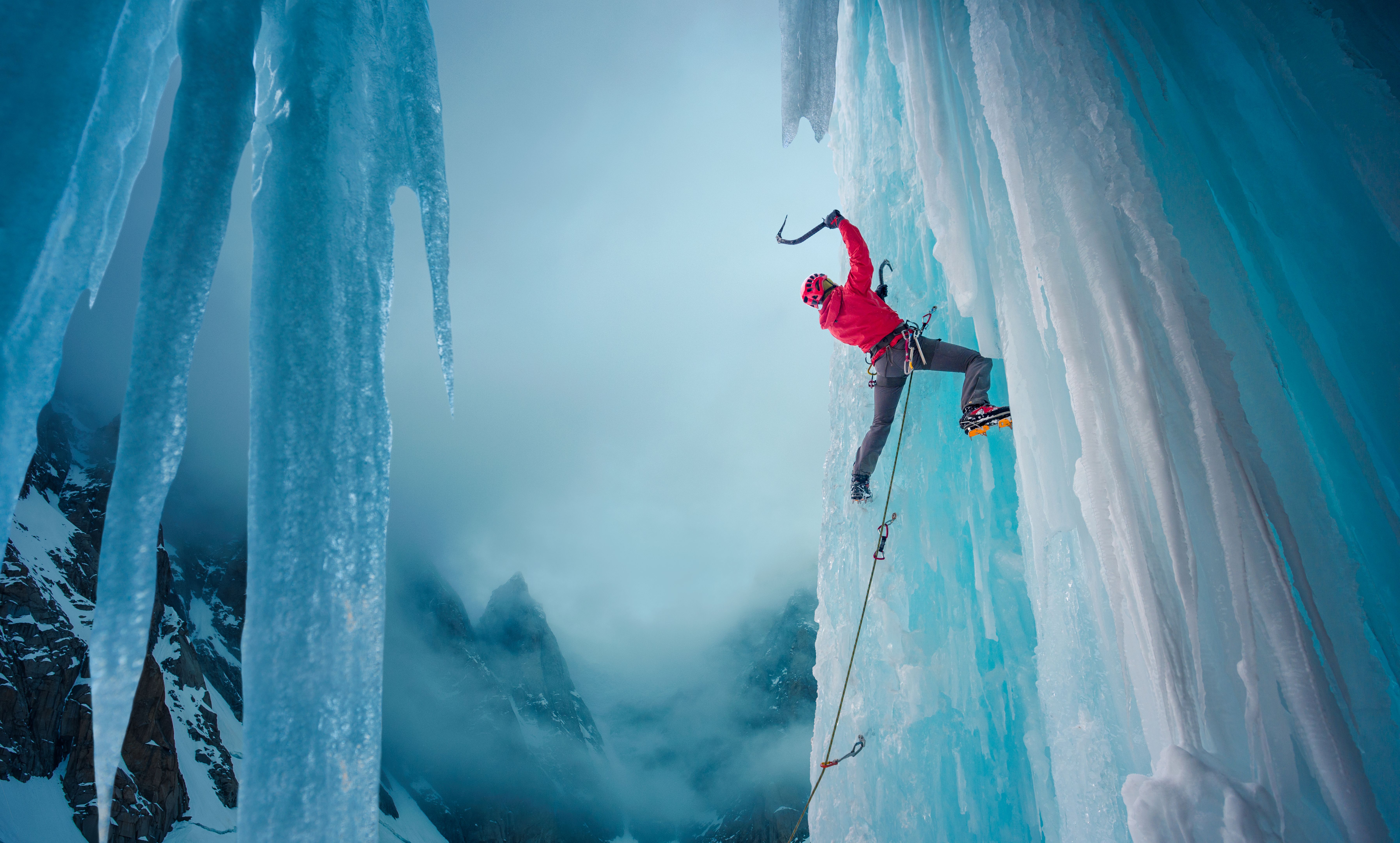 ice climbing