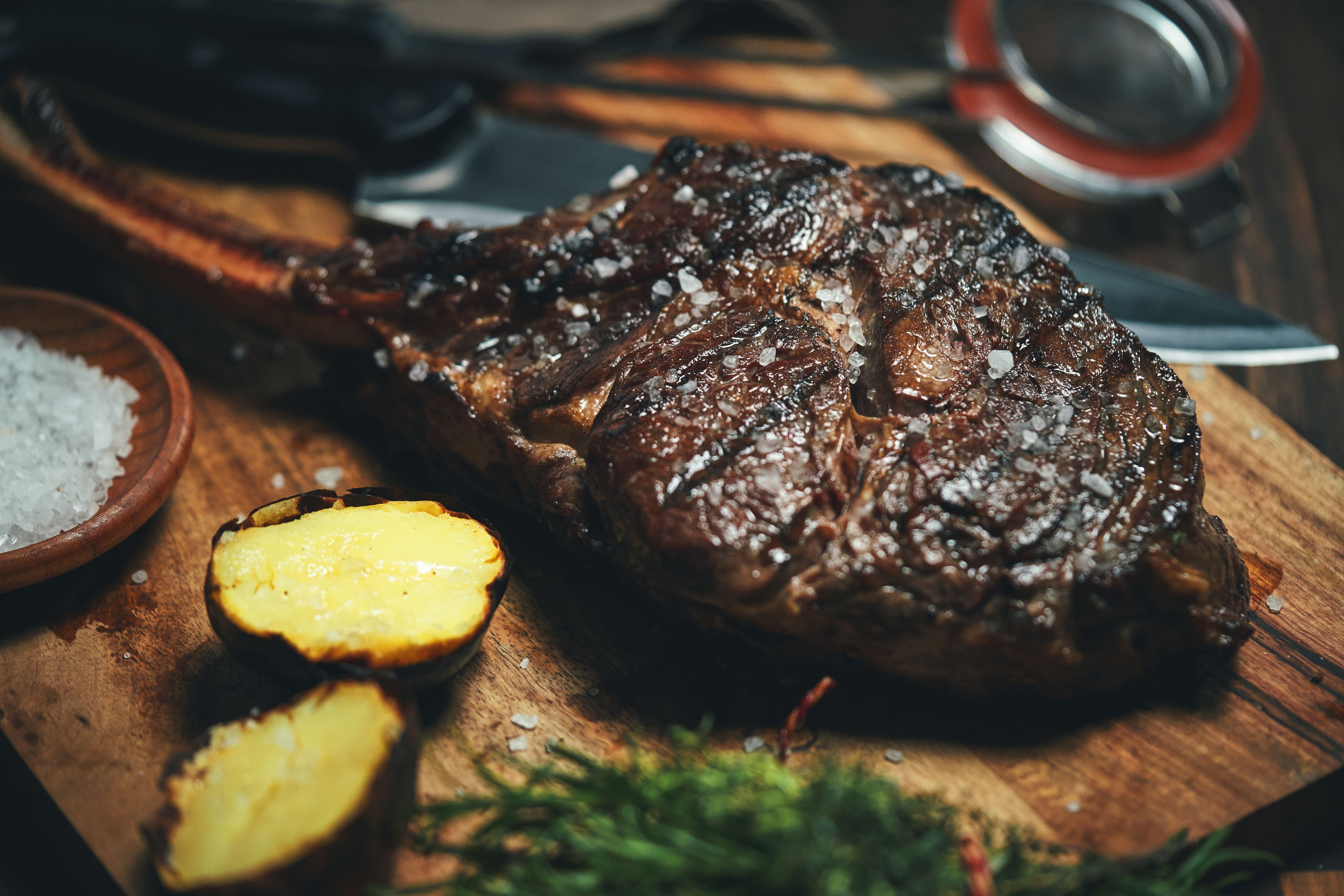 Medium Roasted Tomahawk Steak