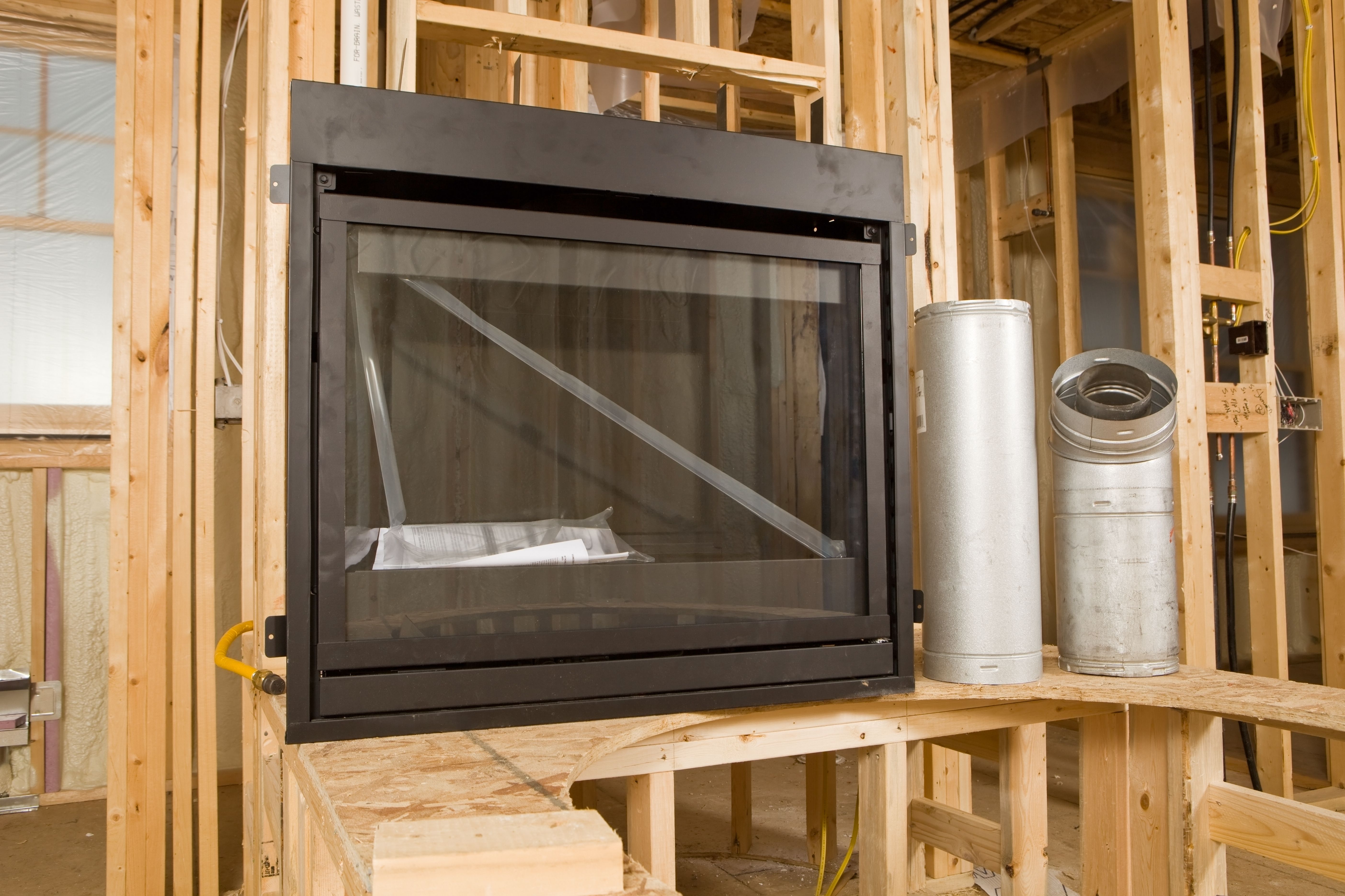 gas fireplace installation
