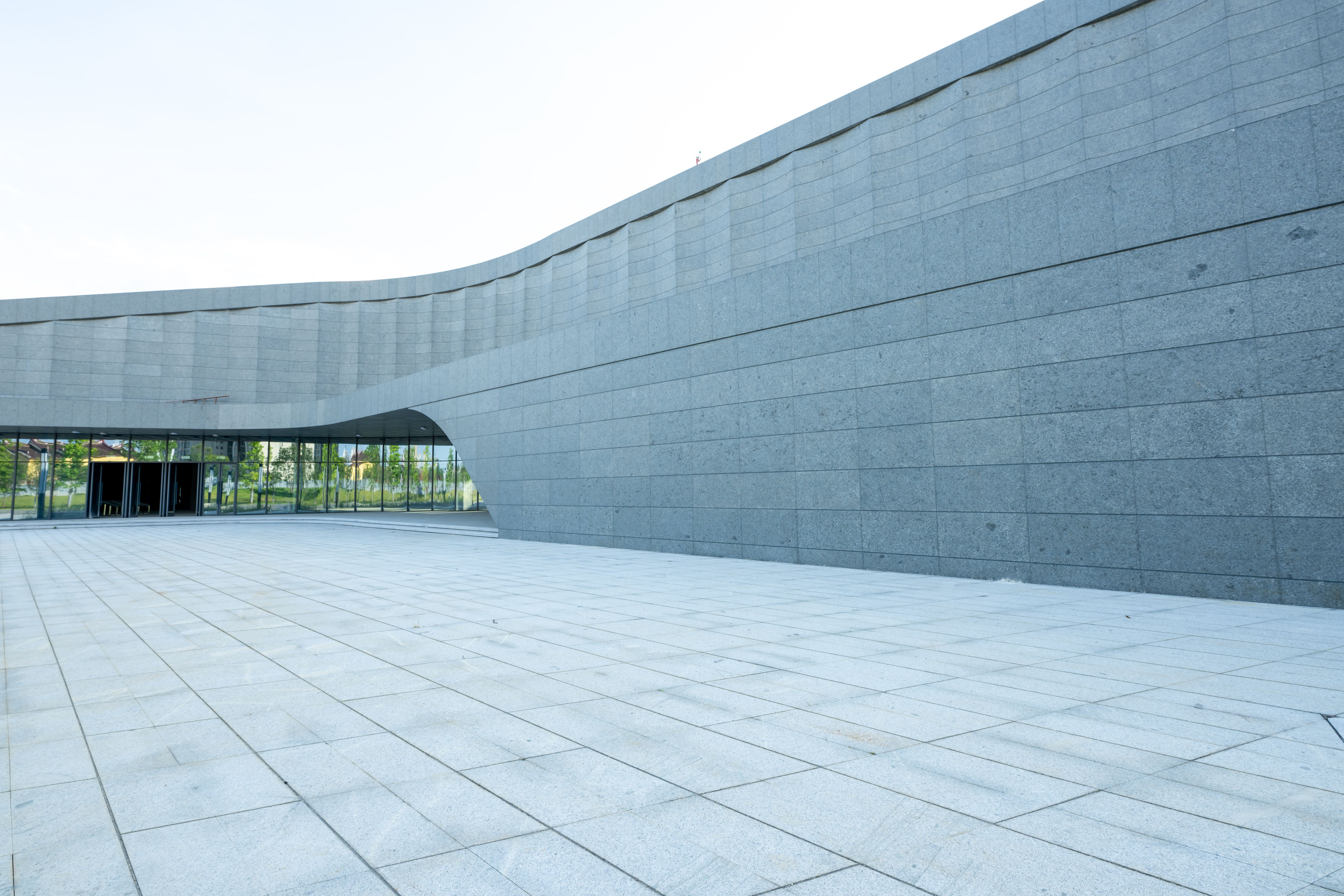 clean commercial building