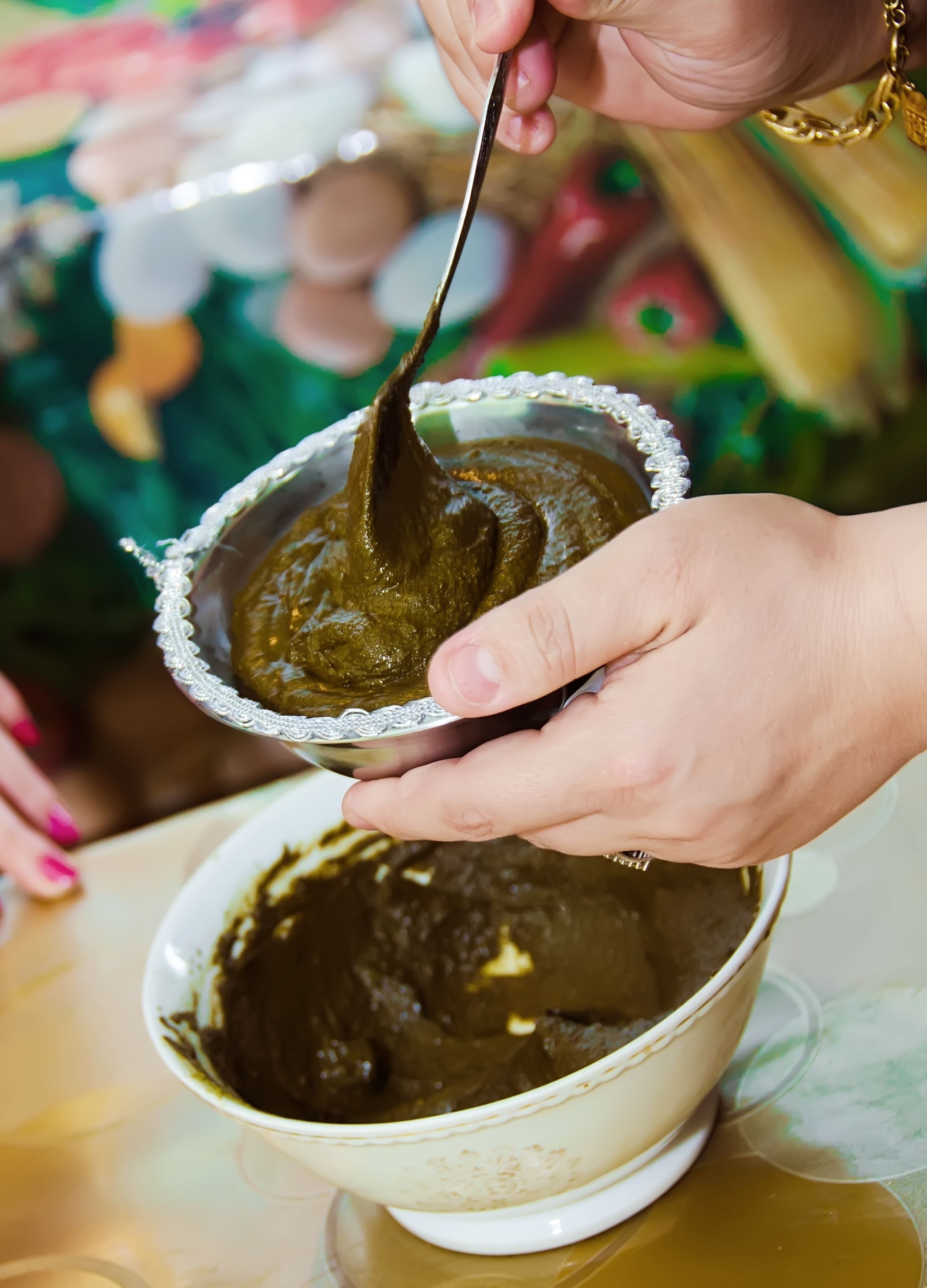 henna paste preparation