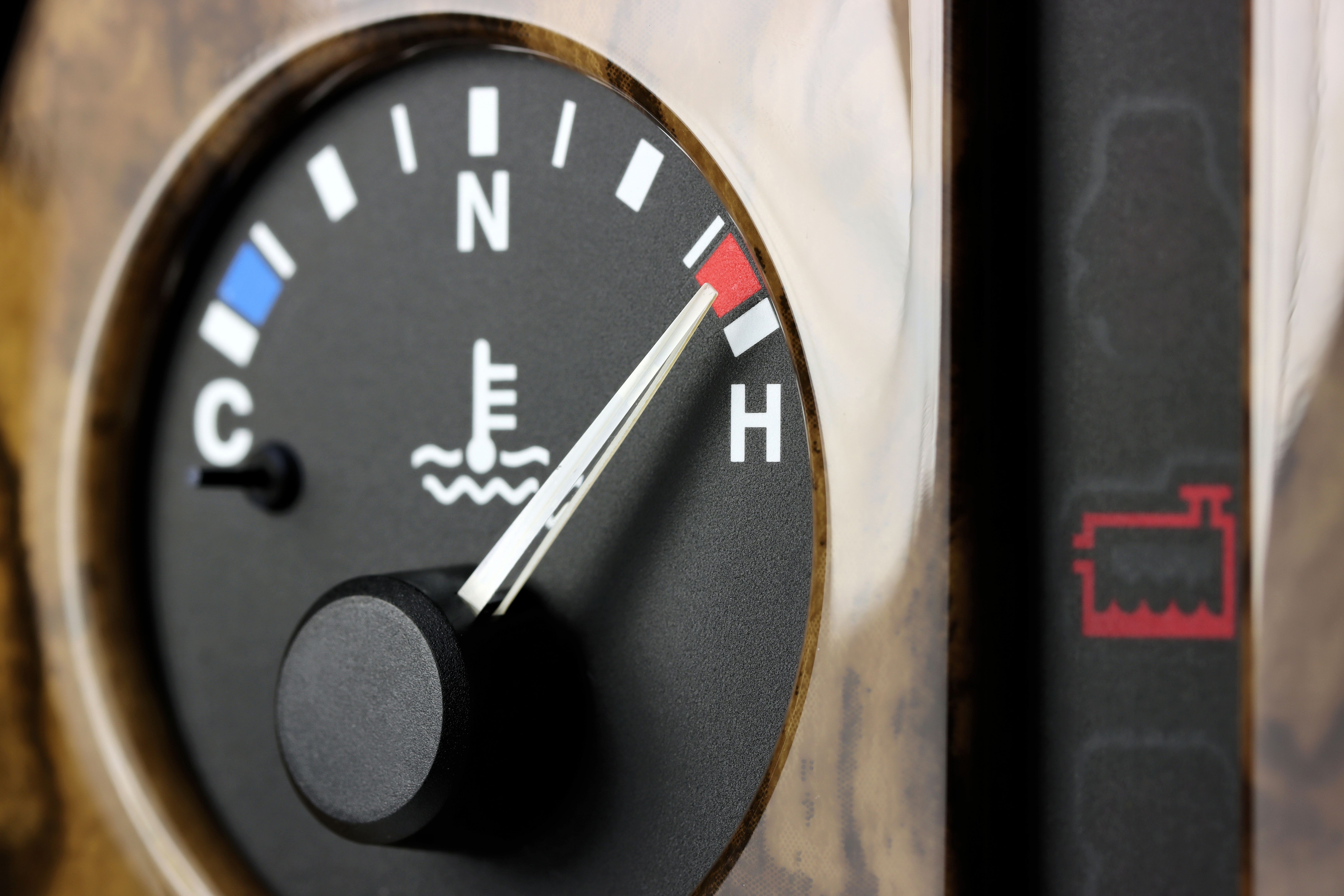 car temperature warning