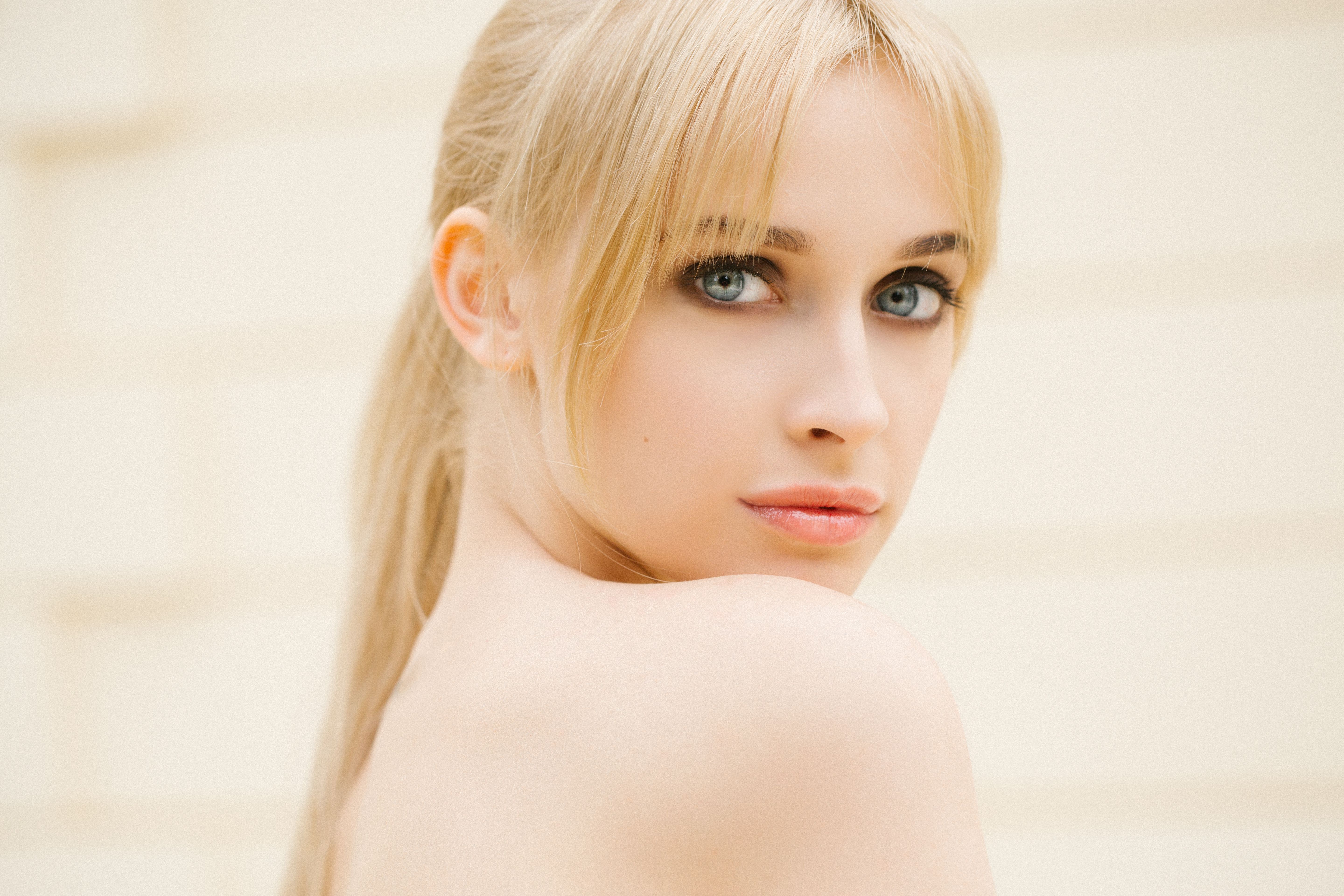 Beautiful woman with make up