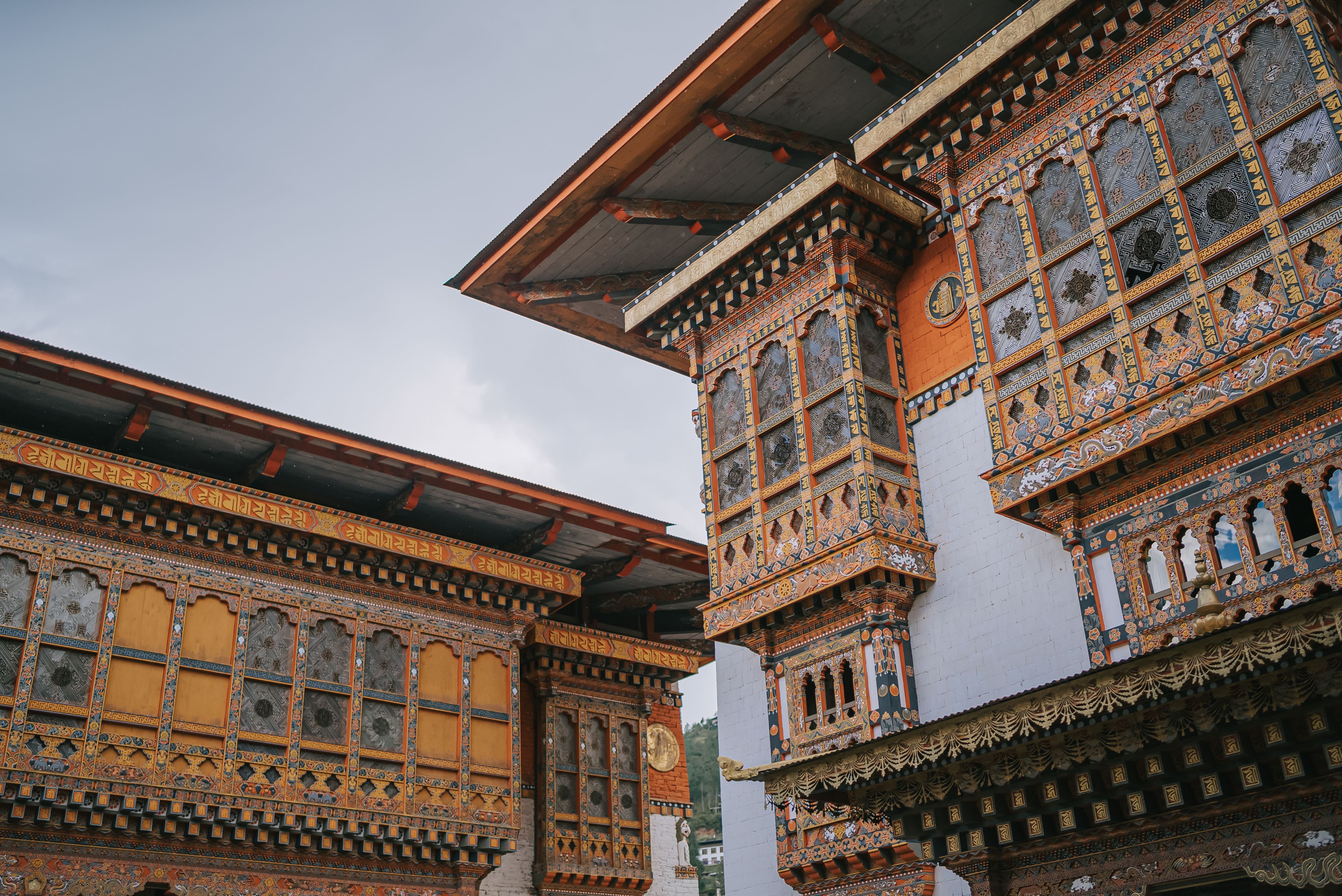 Punakha Dzong, old monastery and Landmark of Bhutan