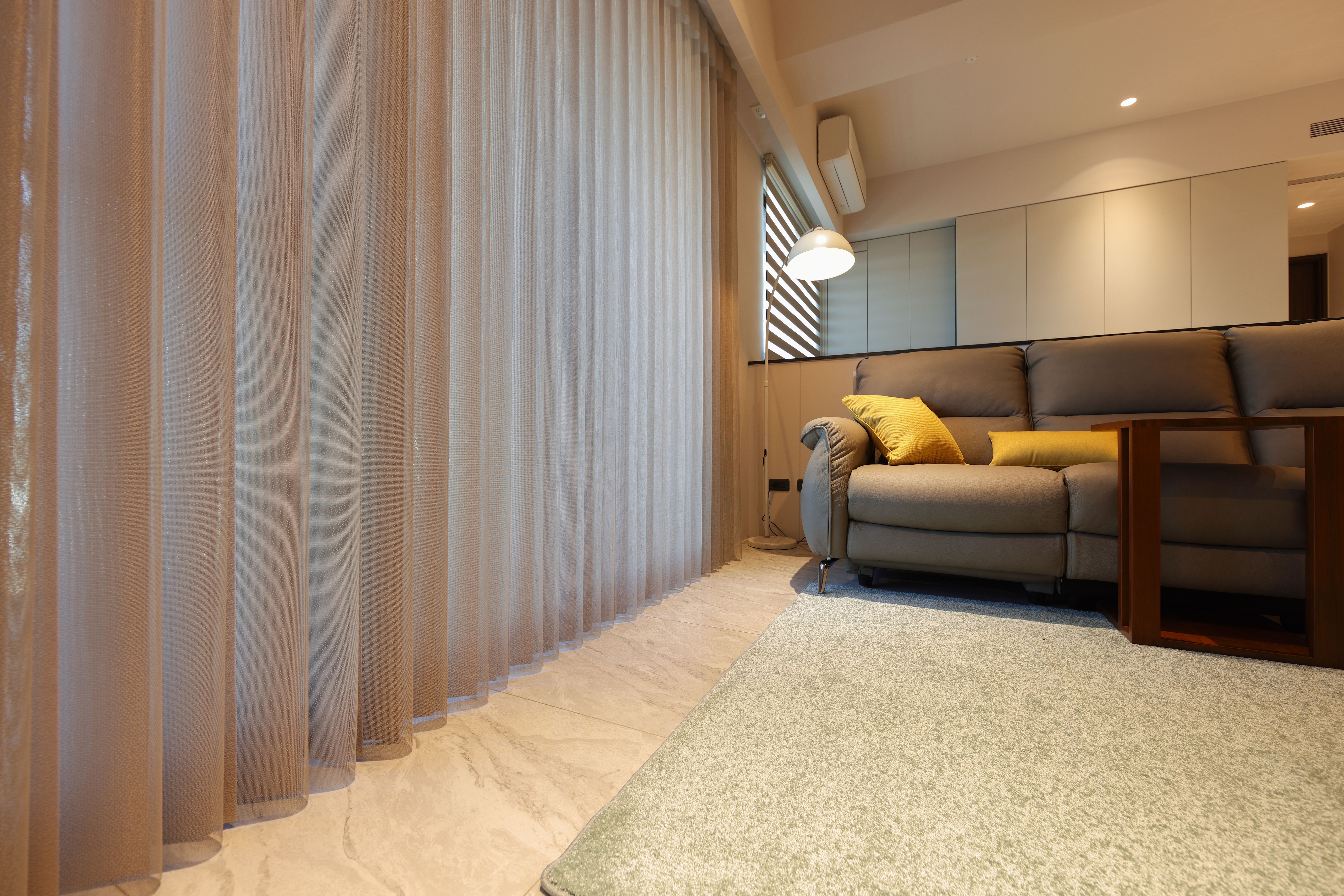 Comfortable and modern new home living room