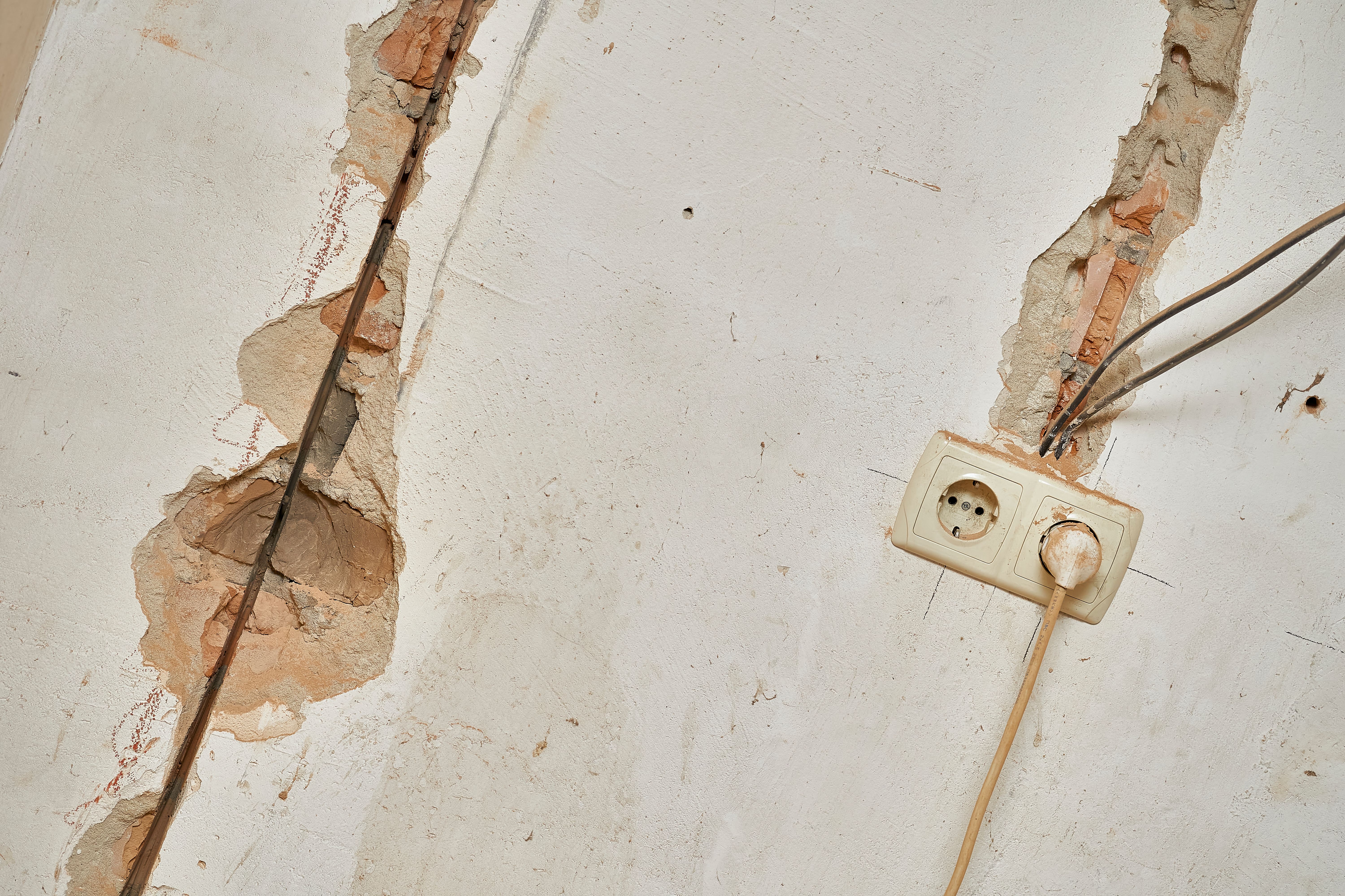 scrubbing garbage bin