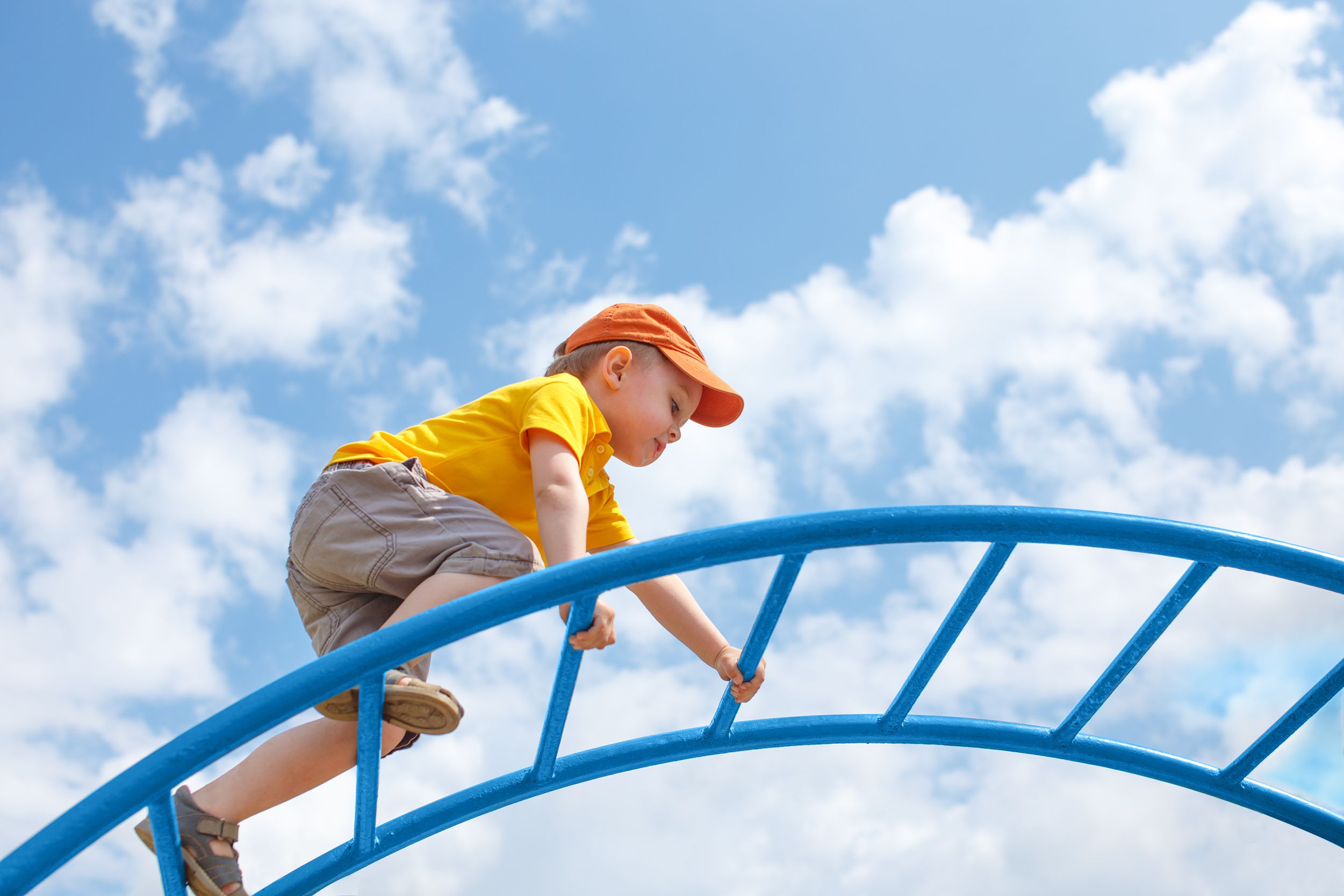 child overcoming