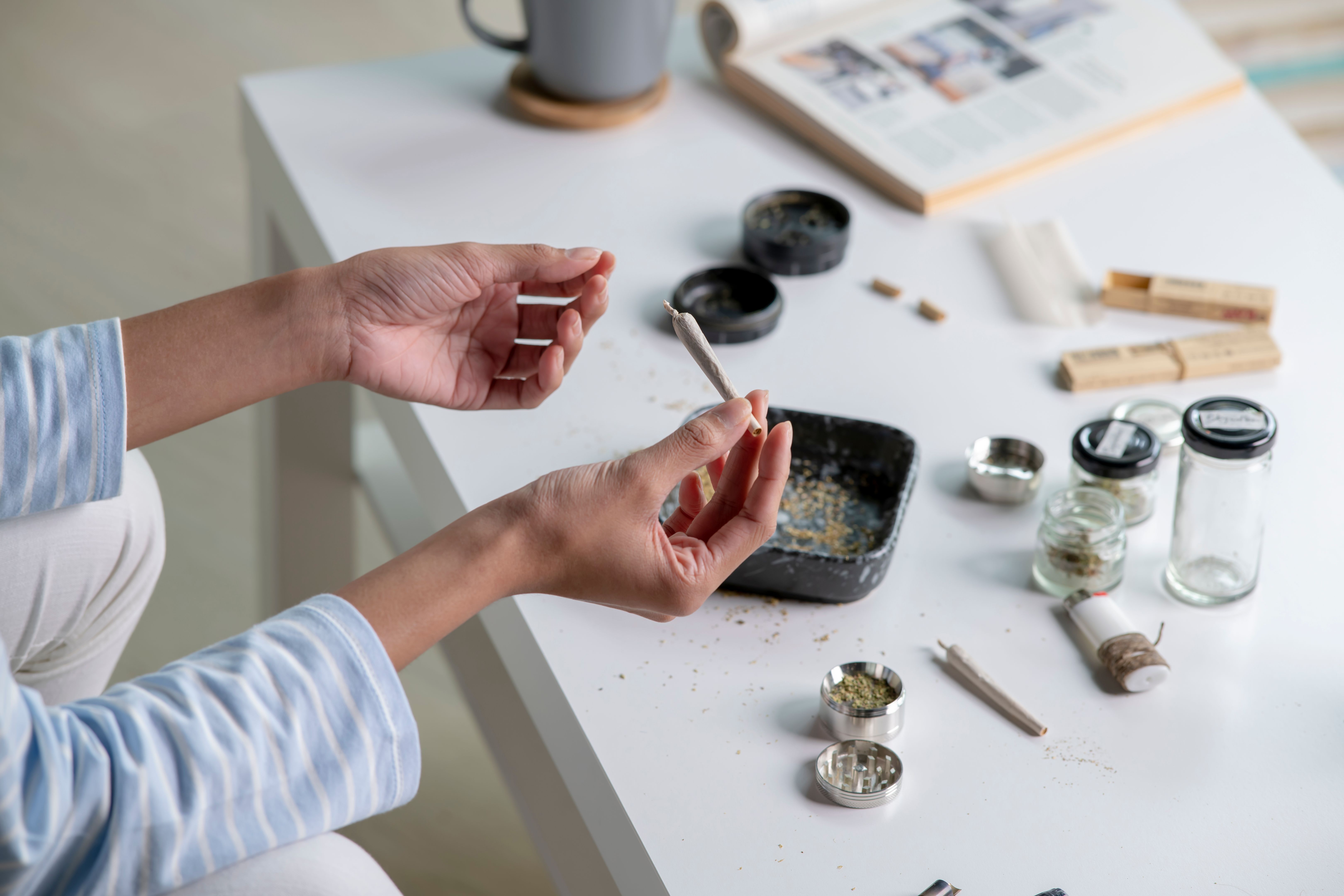 handmade rolling tray