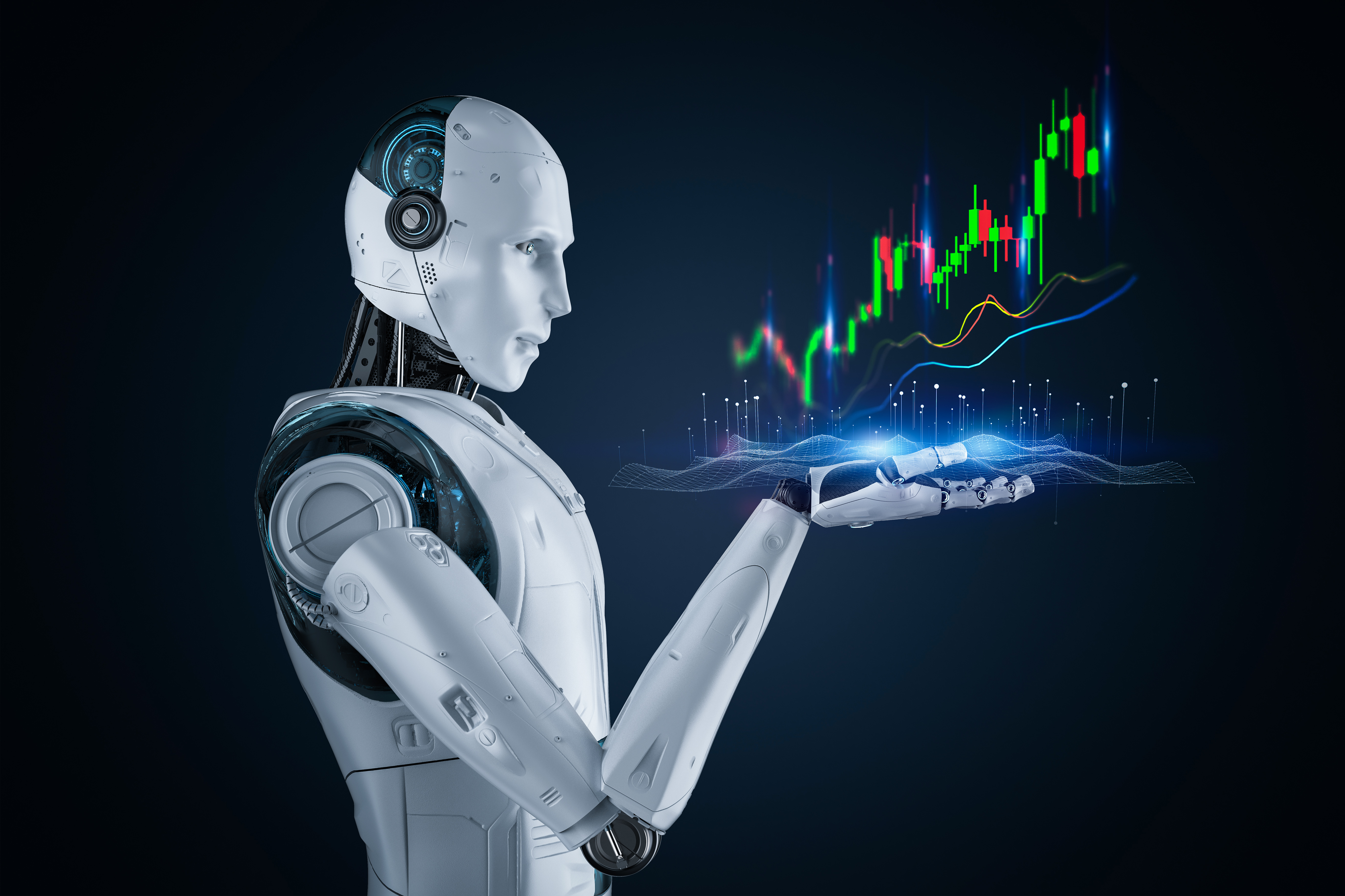 Robot analyze stock market big data Robot analyze stock market big data