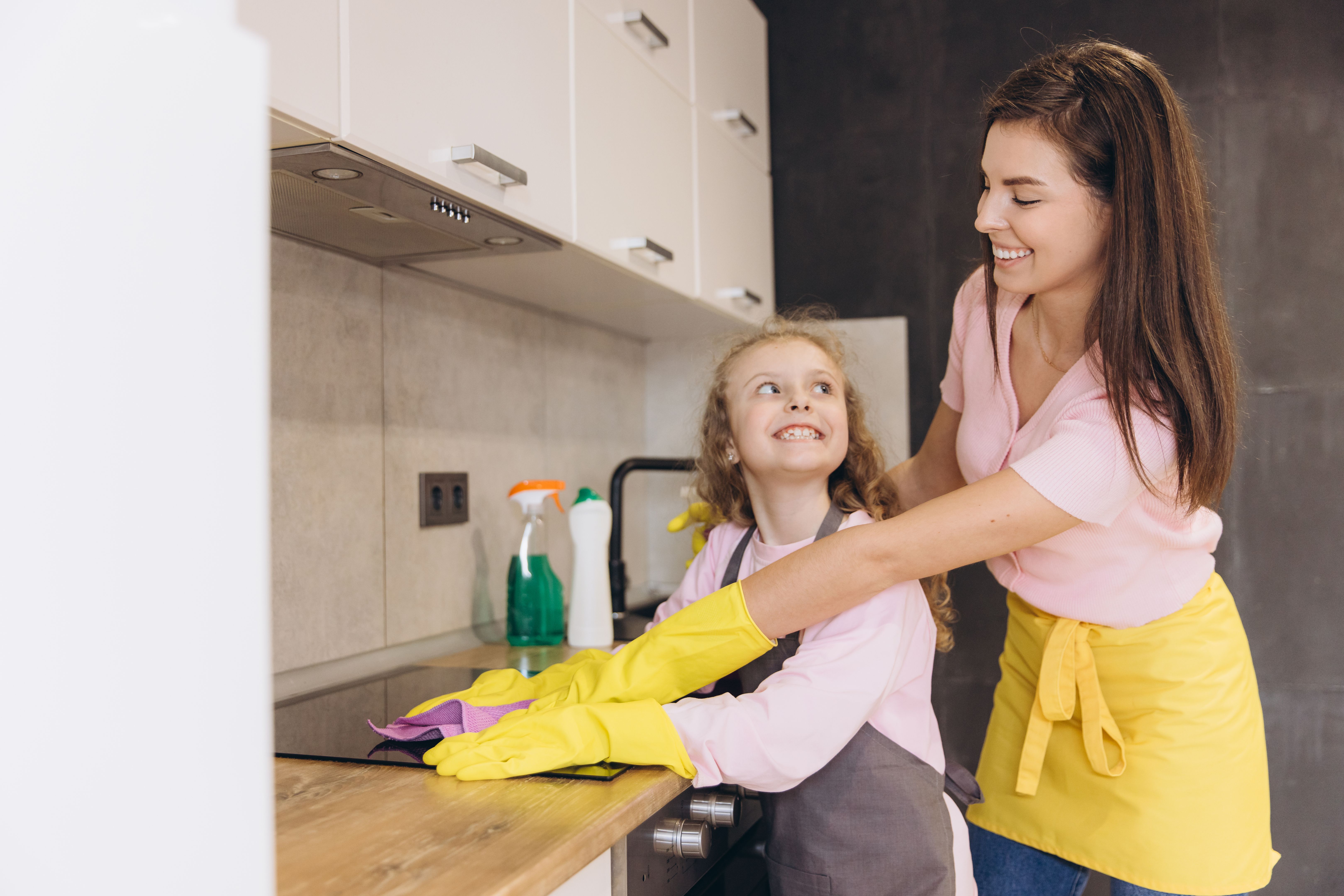 family cleaning