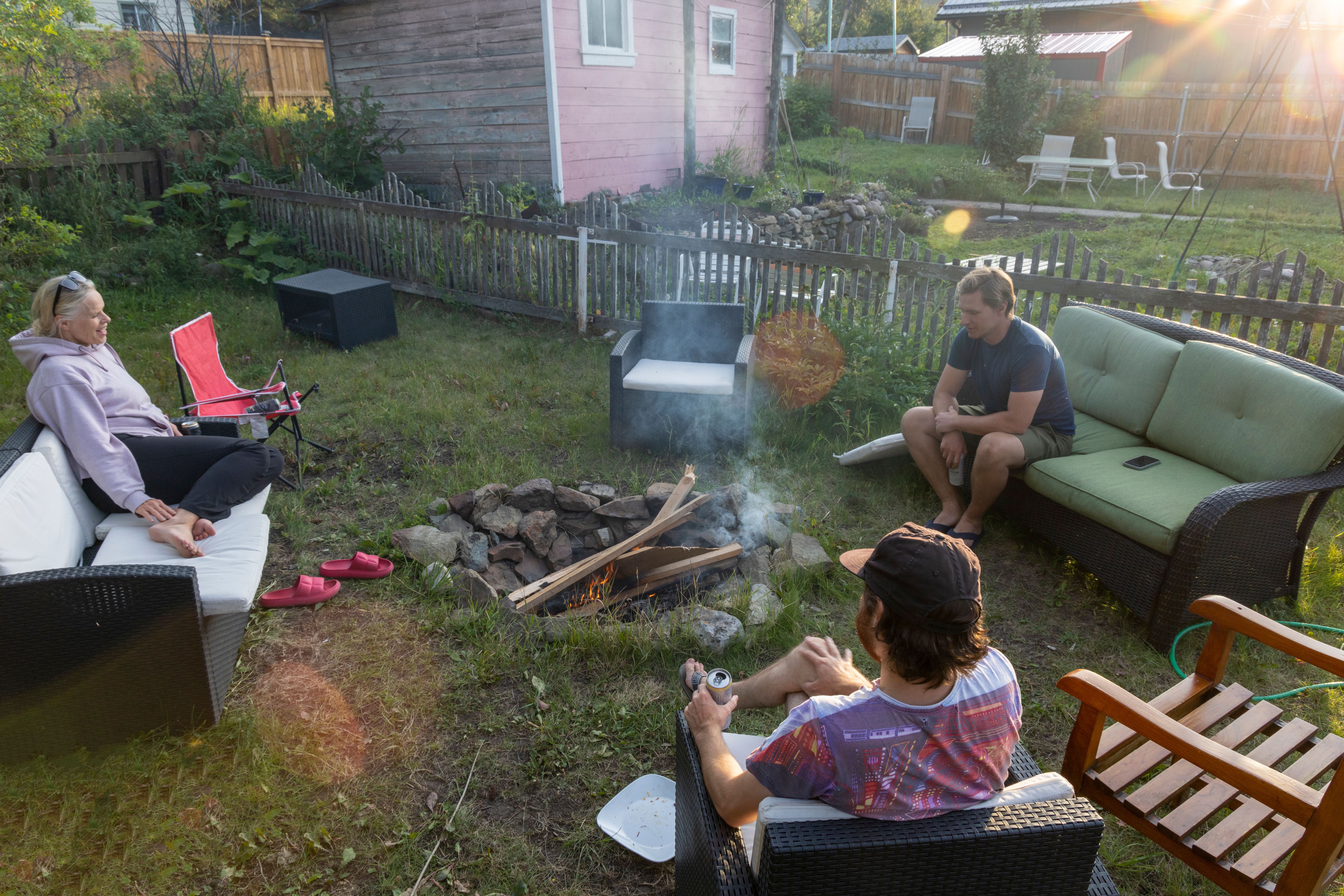 backyard gathering