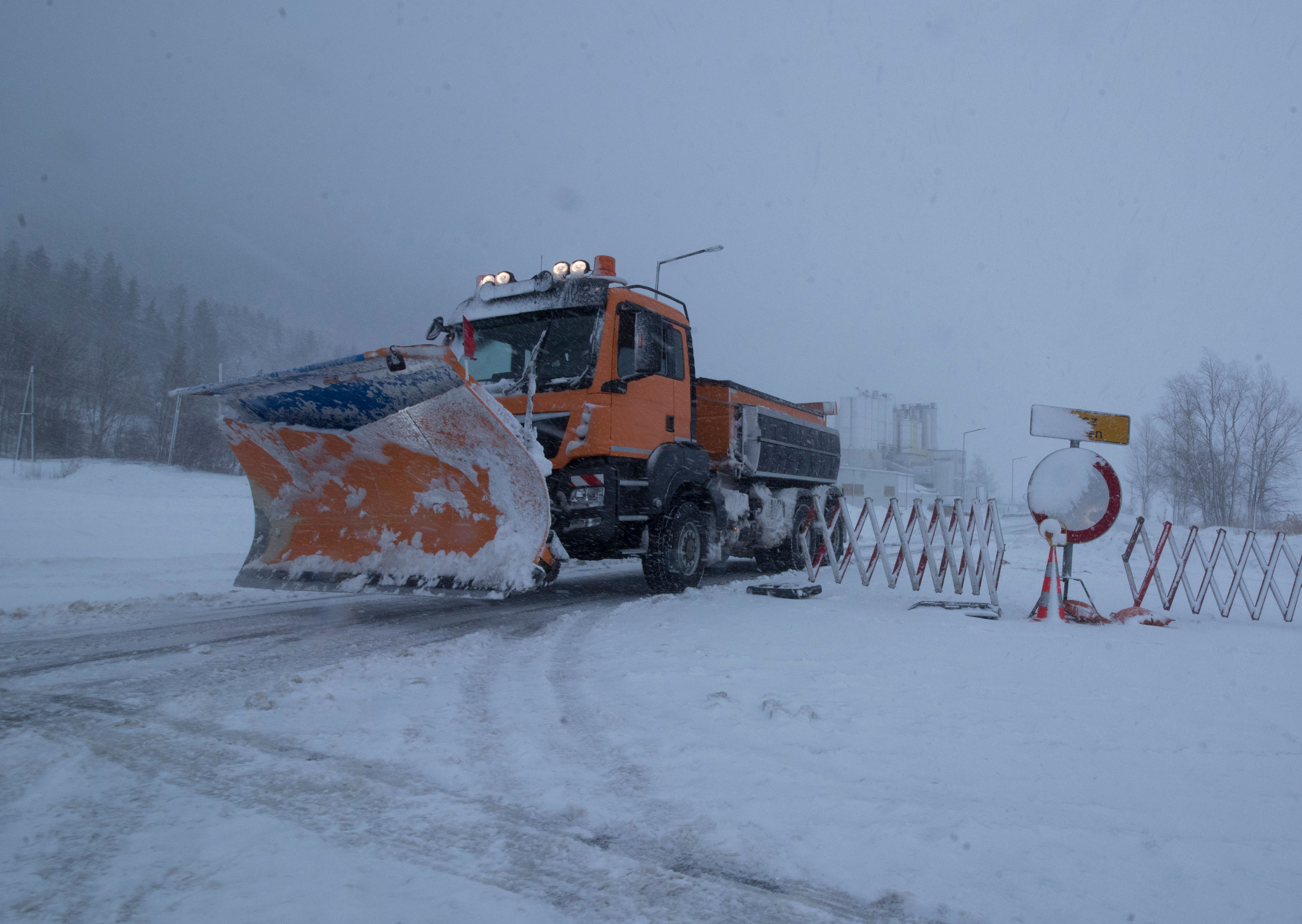 schneepflug einsatz