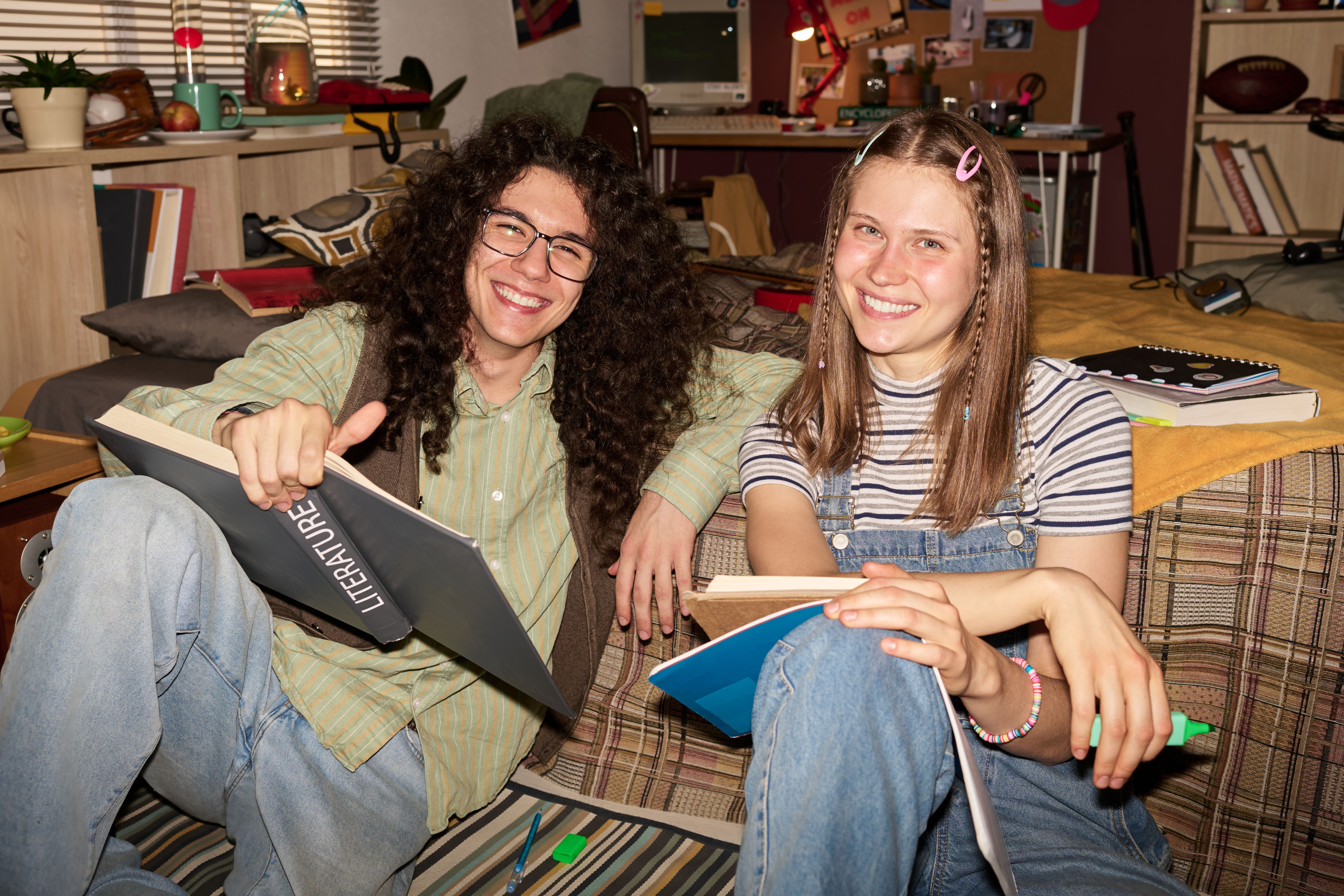 students at cultural event