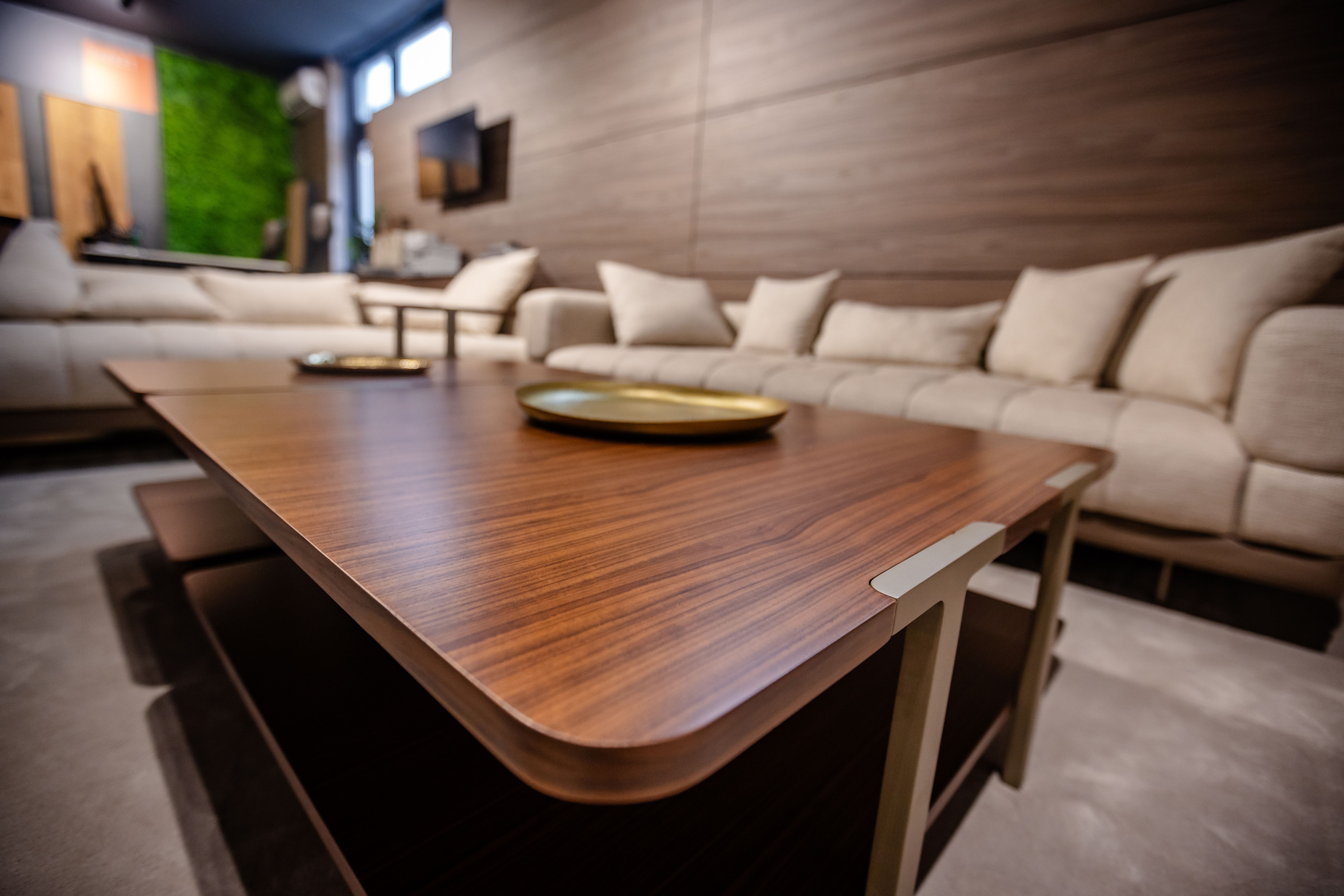Chic interior design featuring upscale living room style.