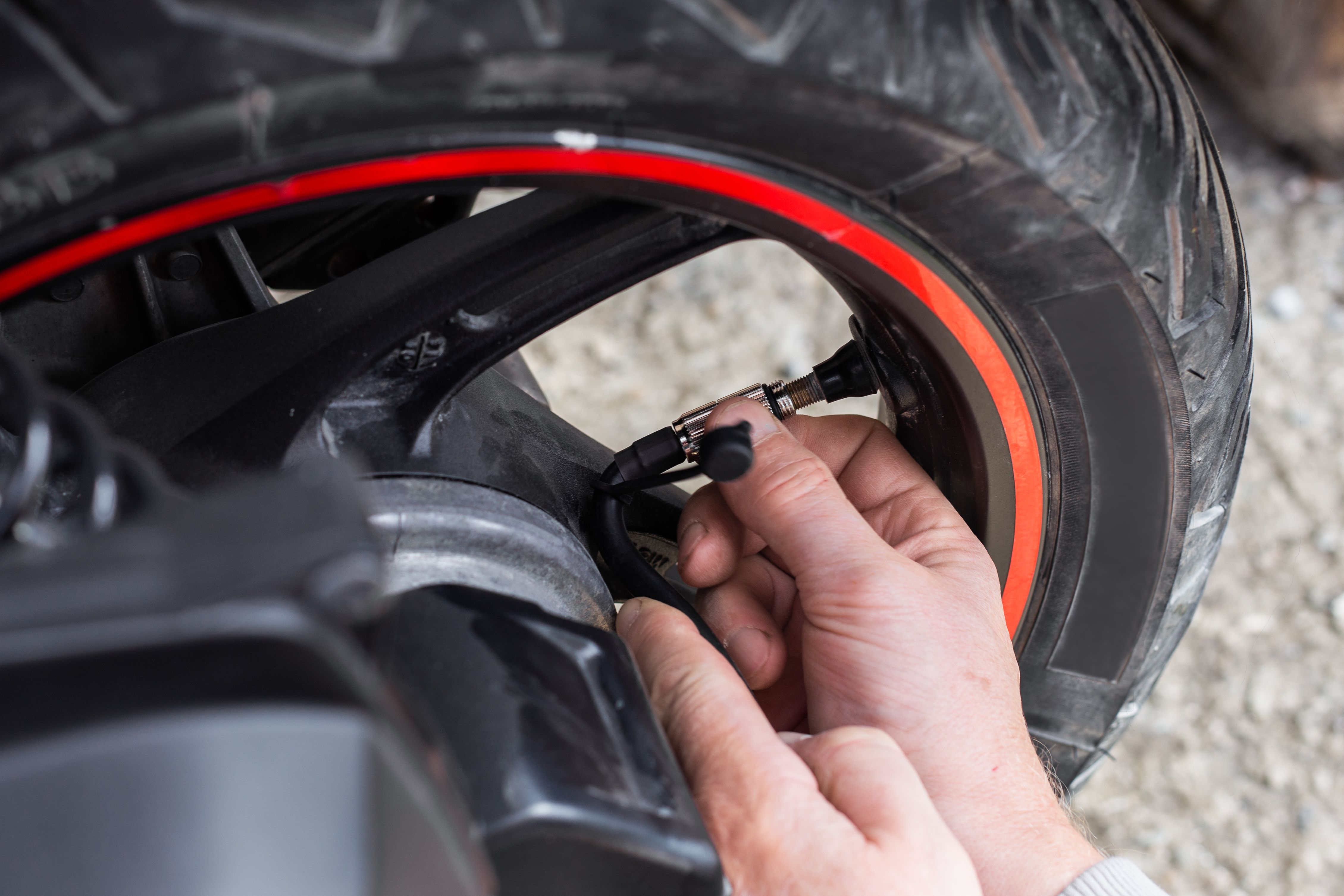 motorcycle tire pressure