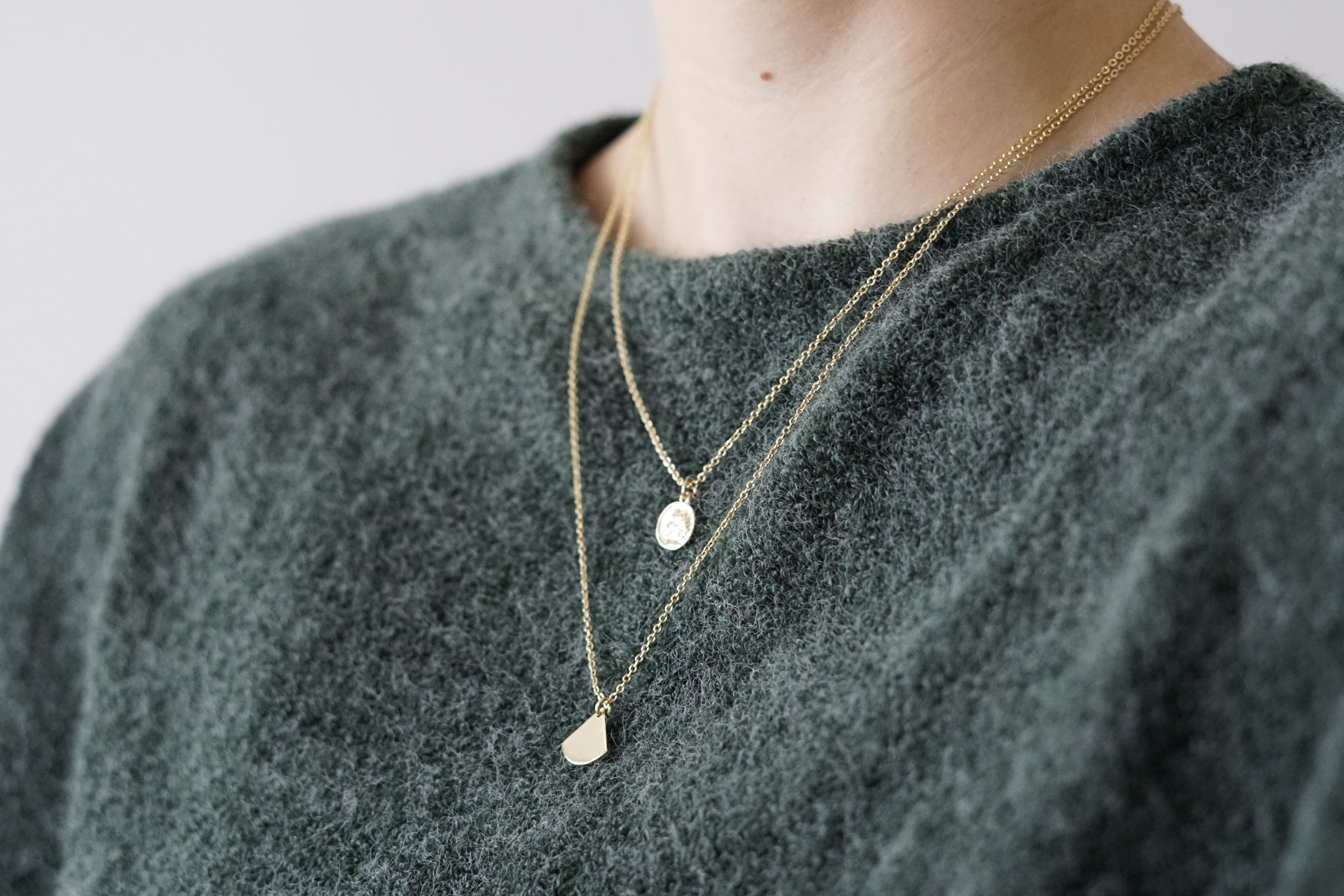 layered necklaces