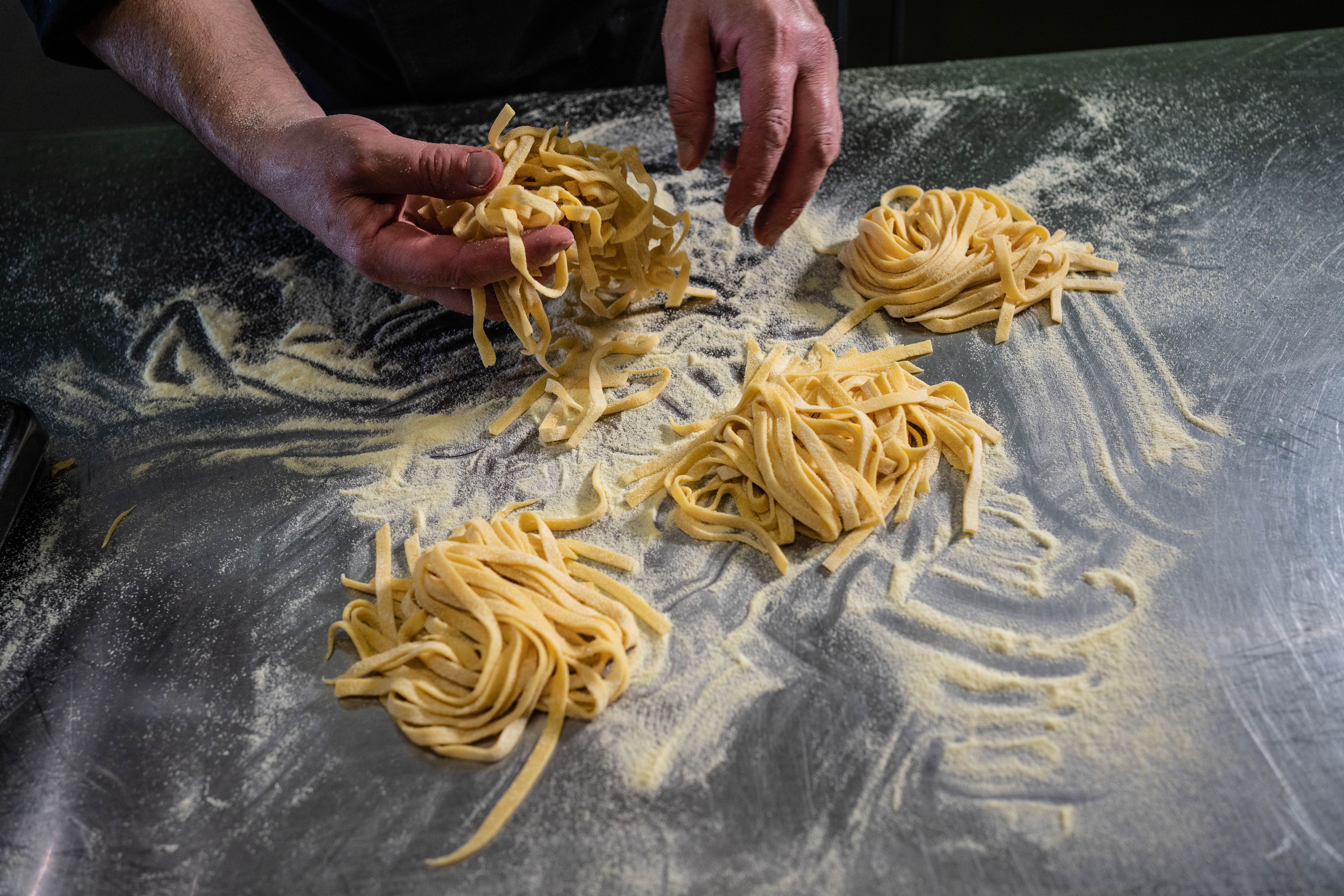 cooking fresh pasta