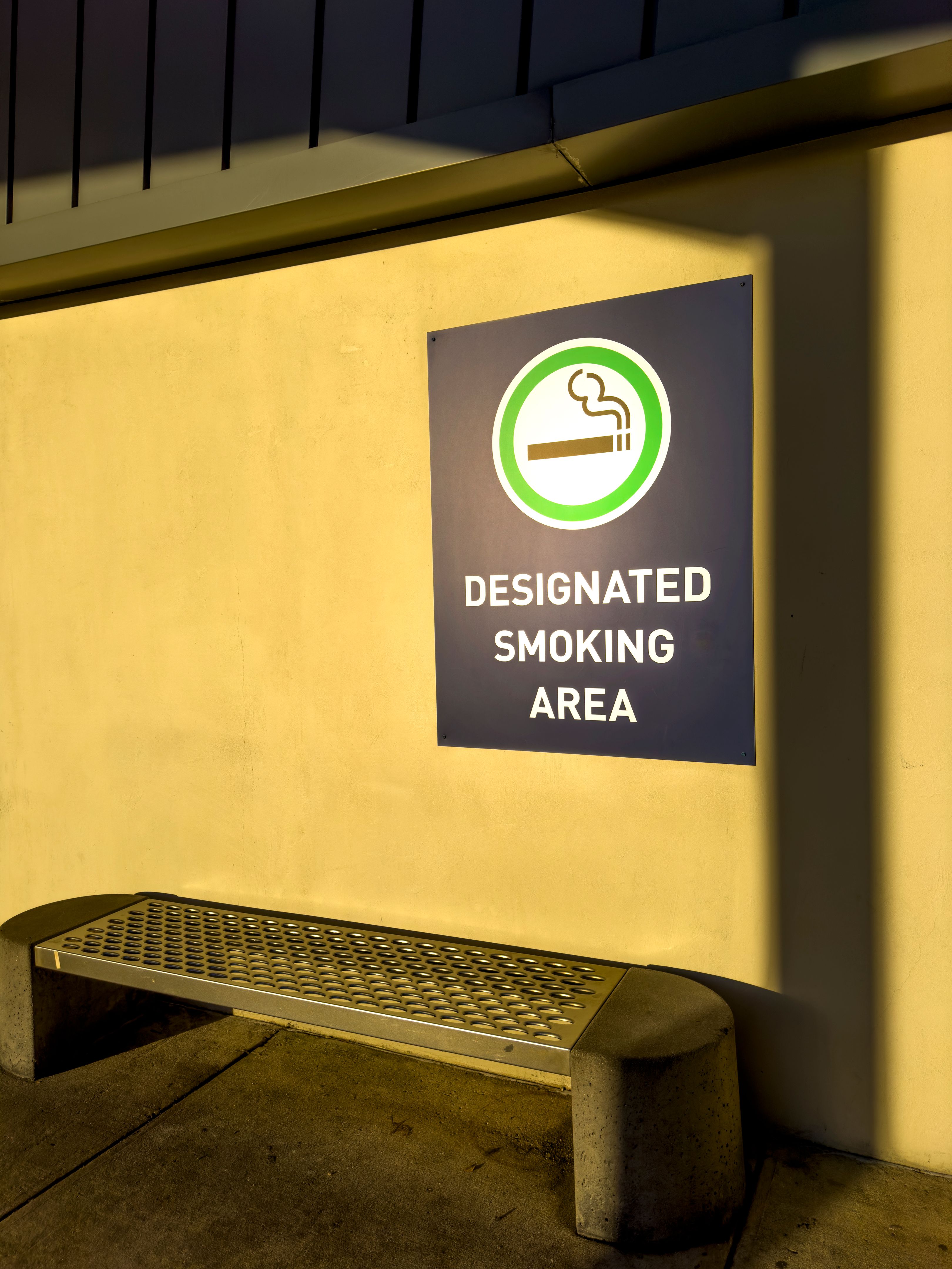 smoking area
