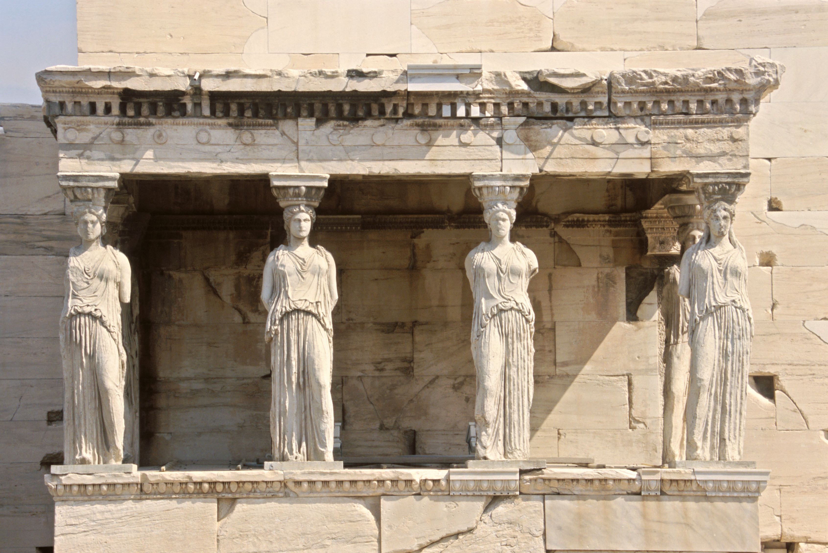 Caryatid in Acropolis, Athens Caryatid in Acropolis, Athens
