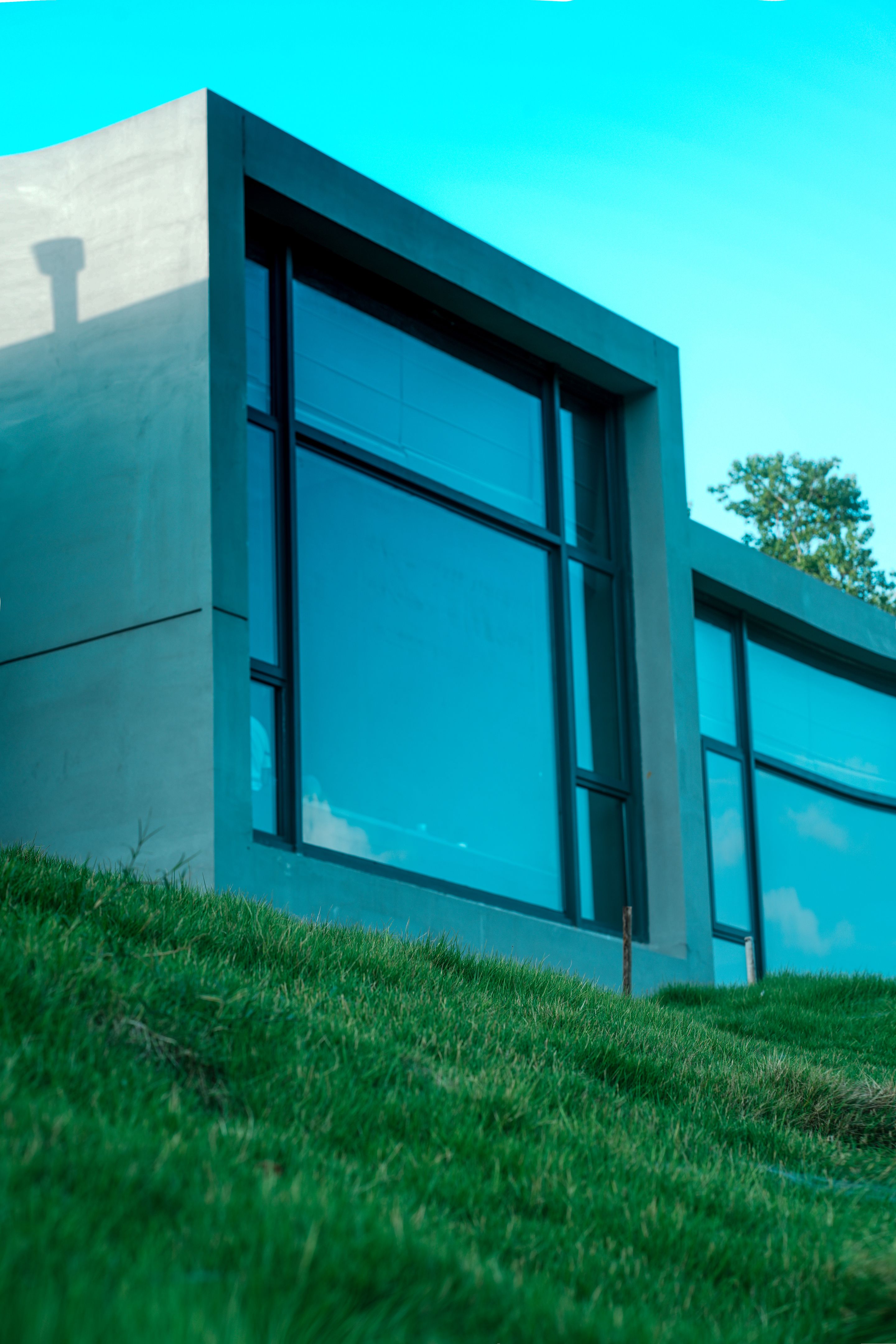 modern house fenêtres