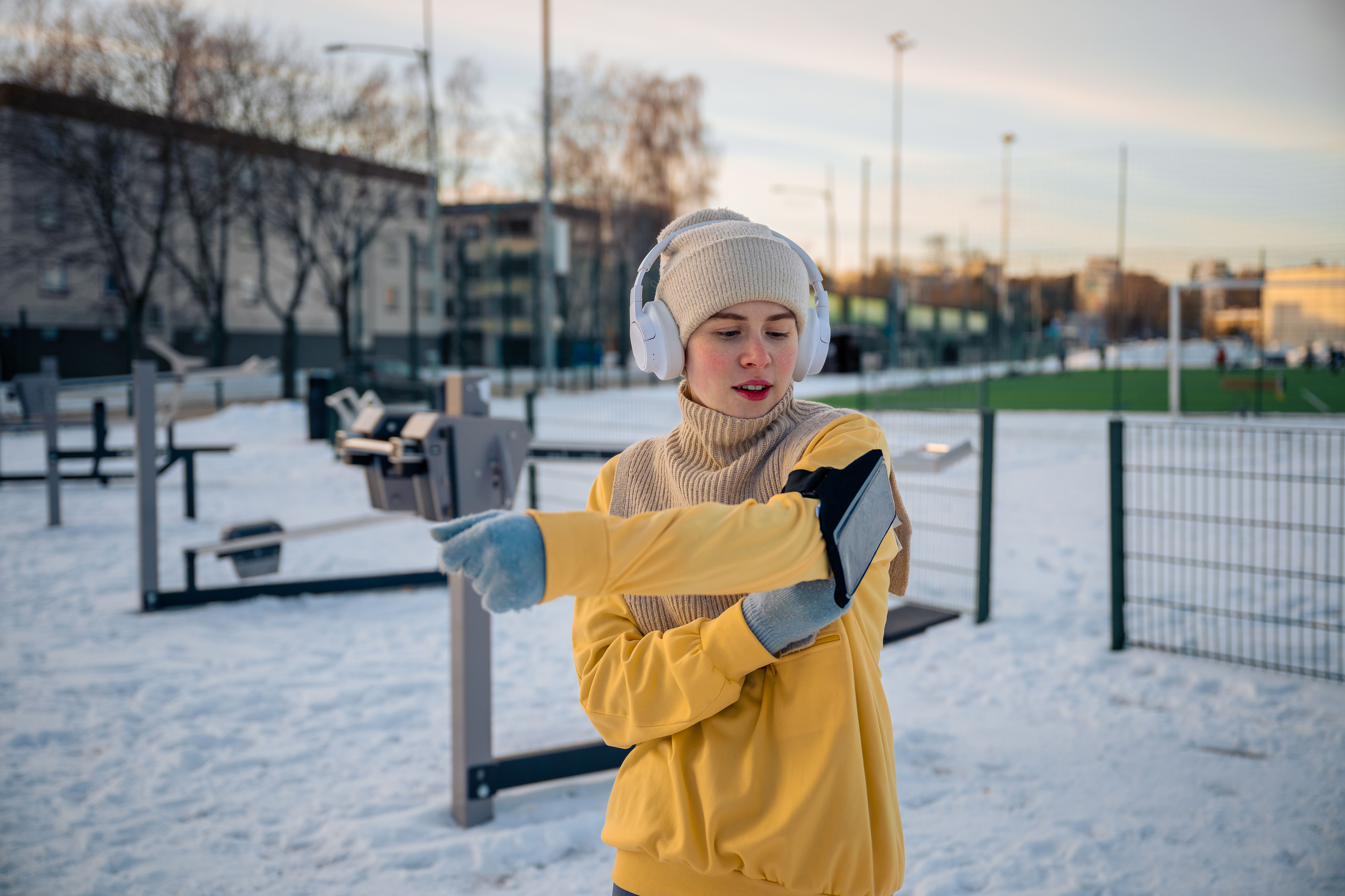 outdoor fitness winter