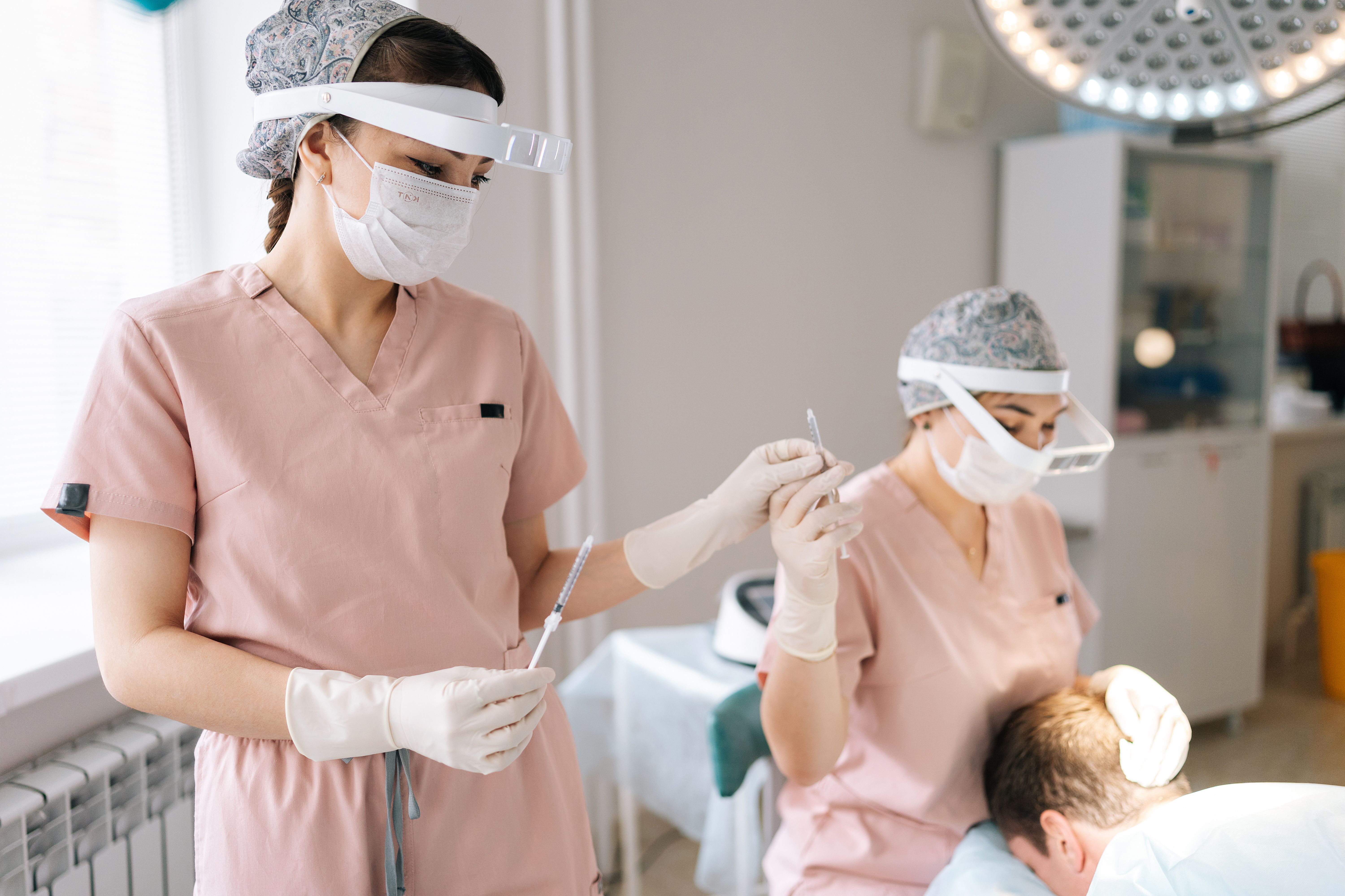 woman hair transplant