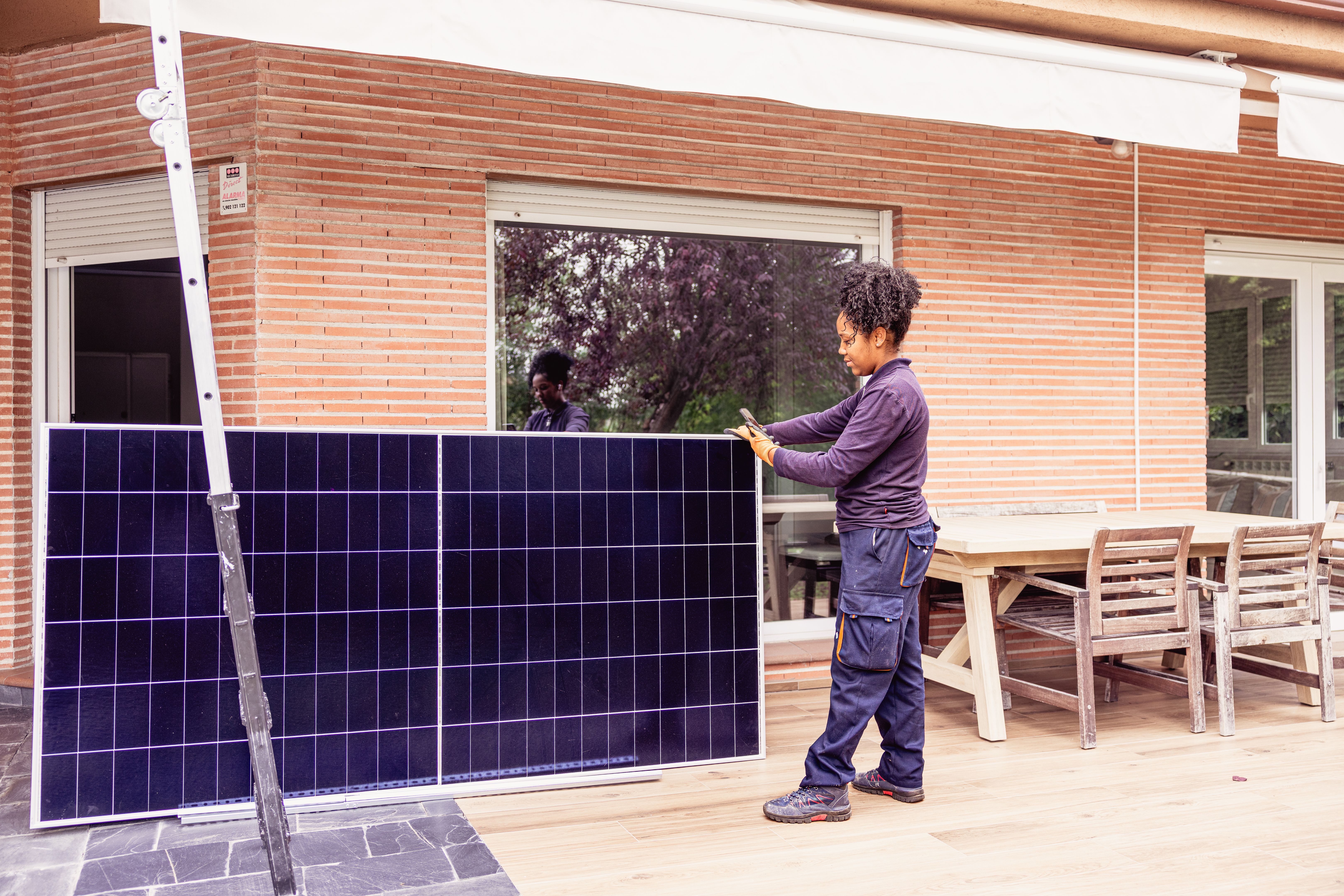 solar panel positioning