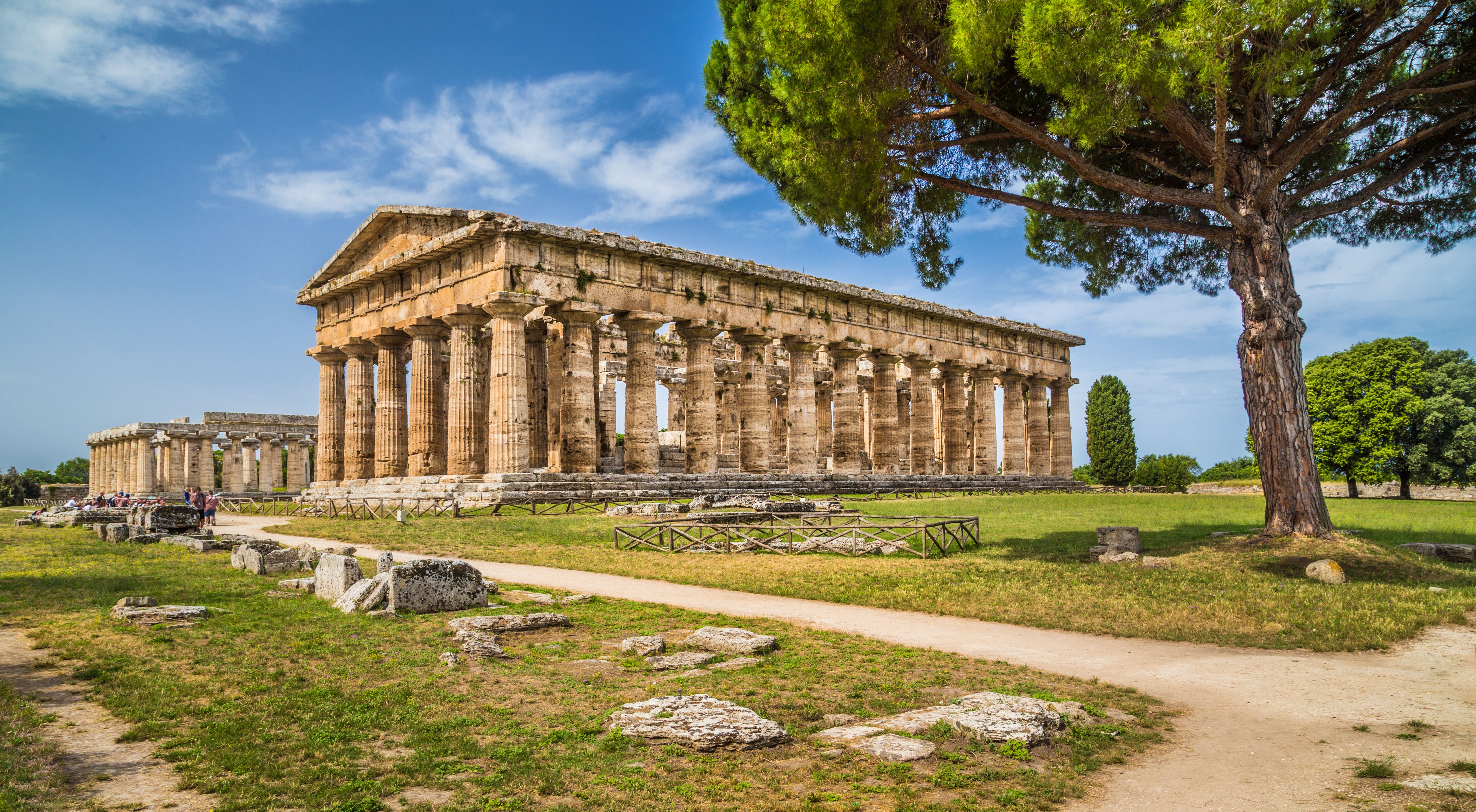 Temples of Paestum Archaeological Site, Campania, Italy