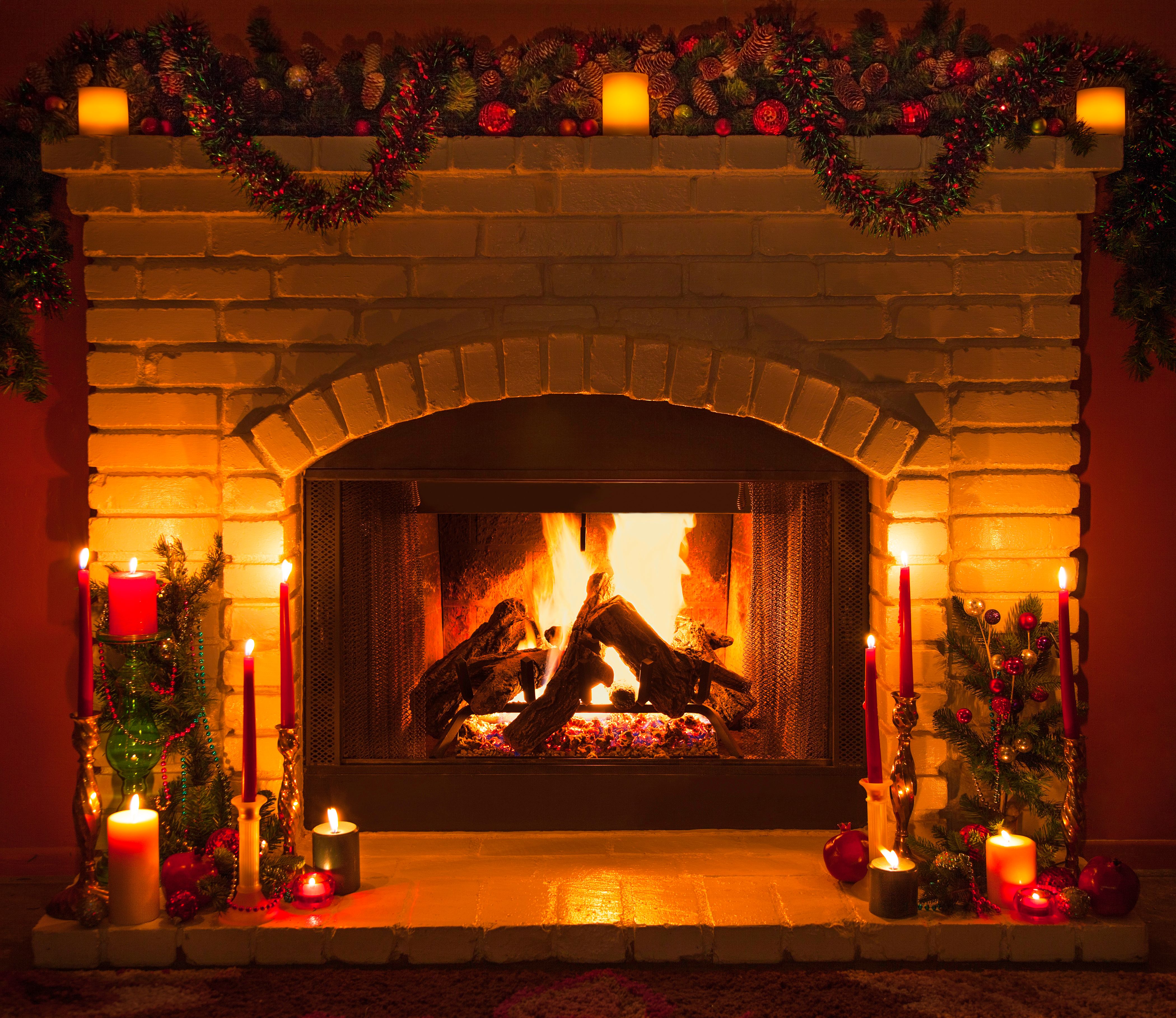 winter fireplace safety