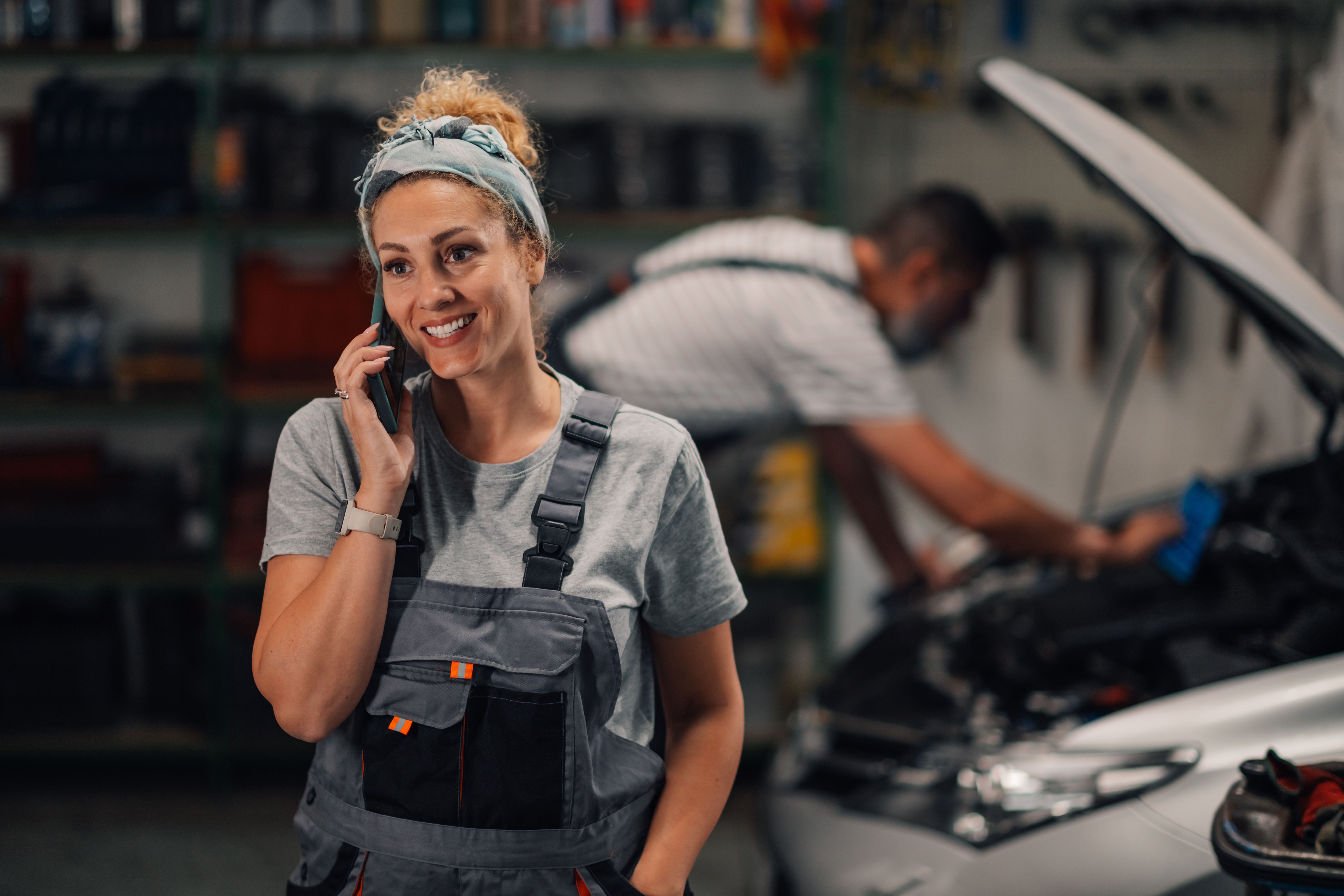 happy customer phone repair