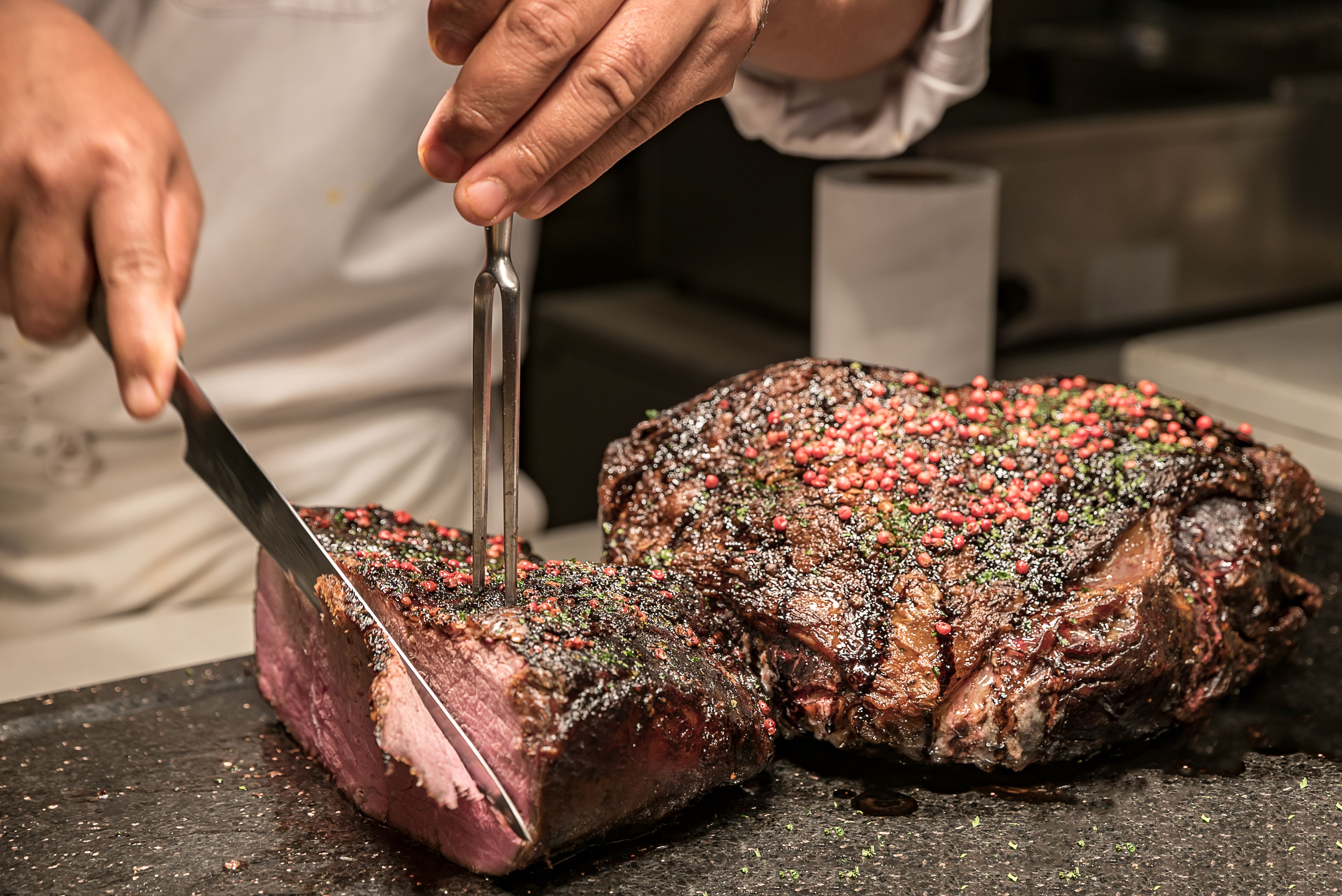 carved beef