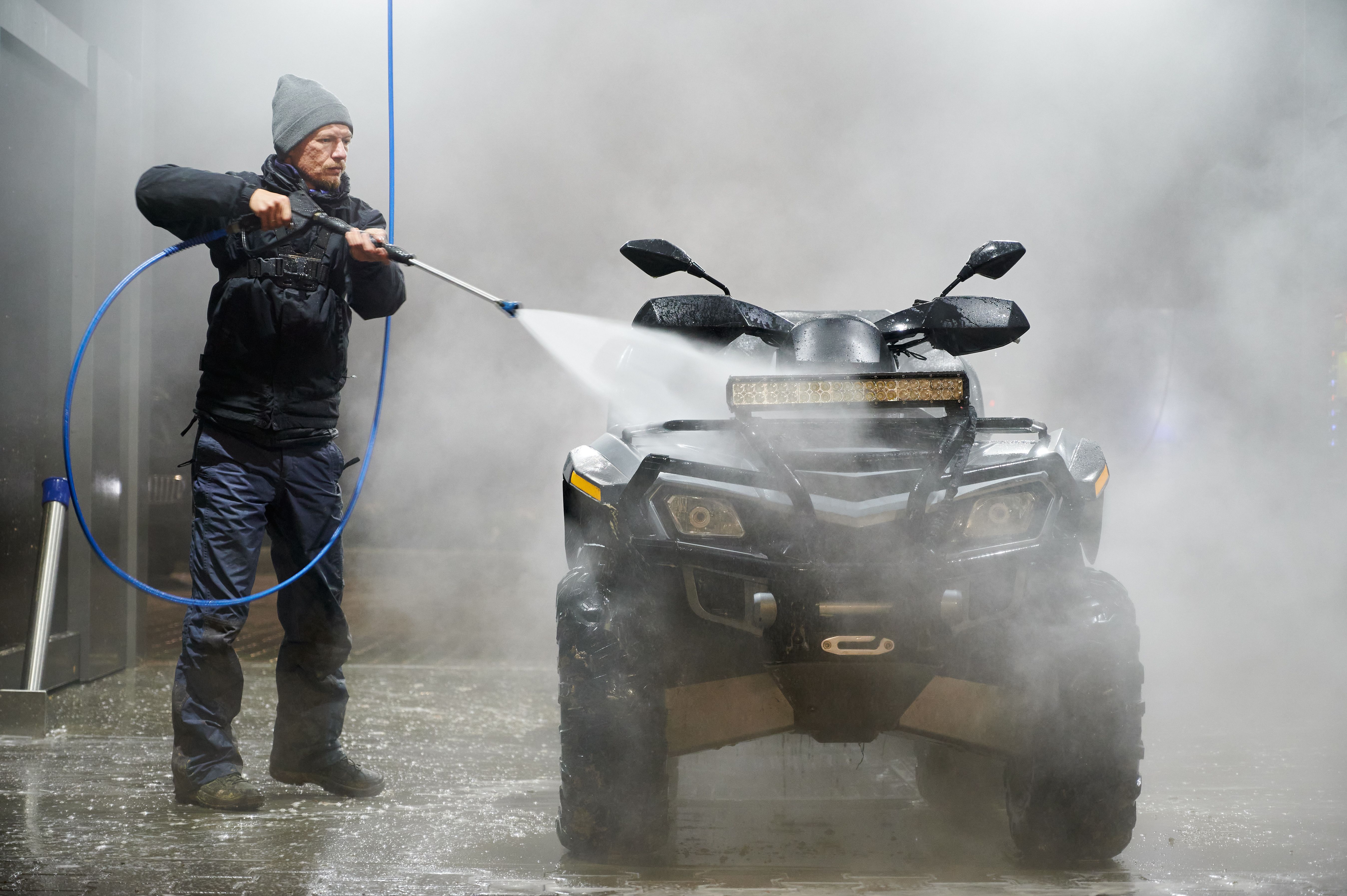 off-road vehicle cleaning