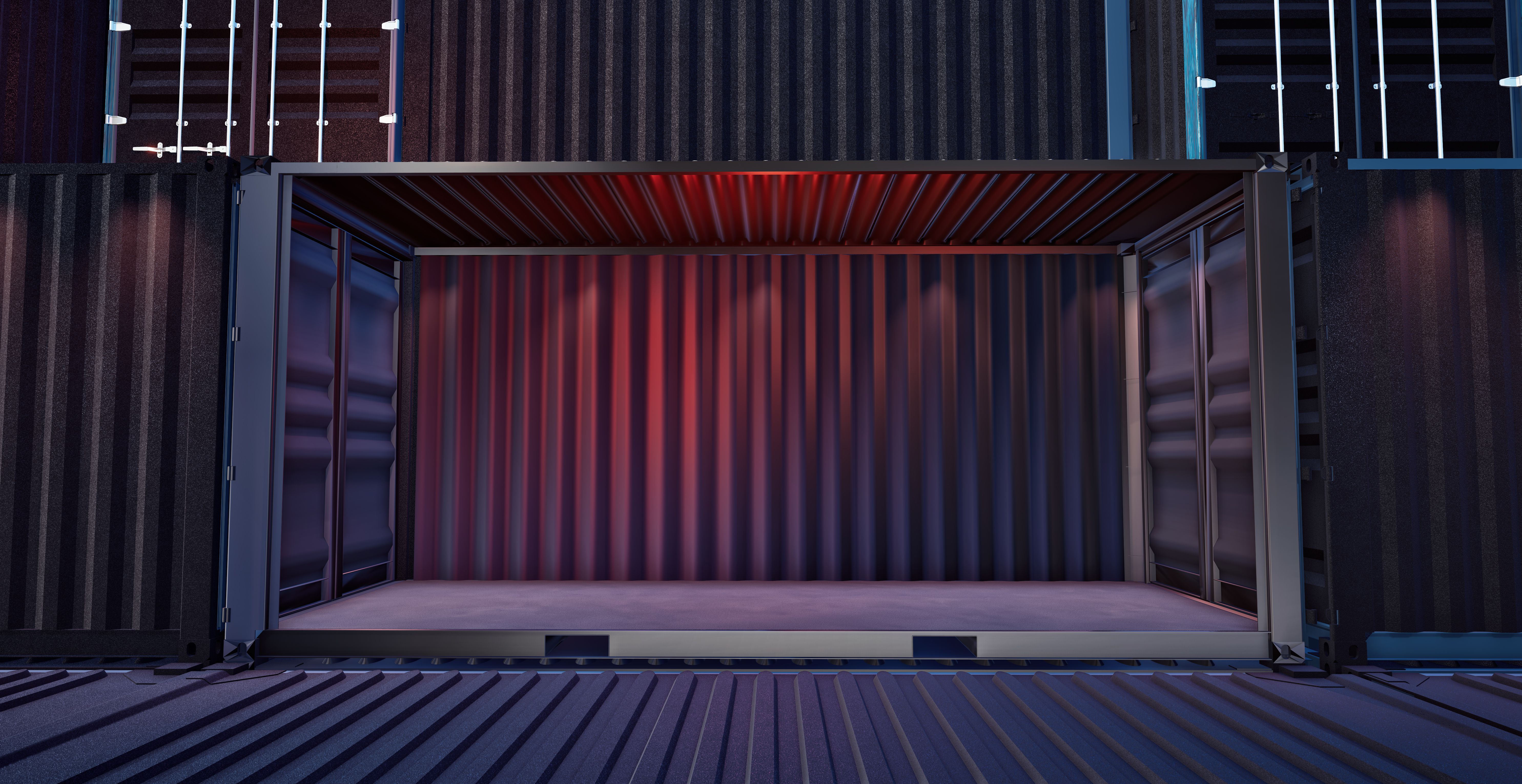 open concept container