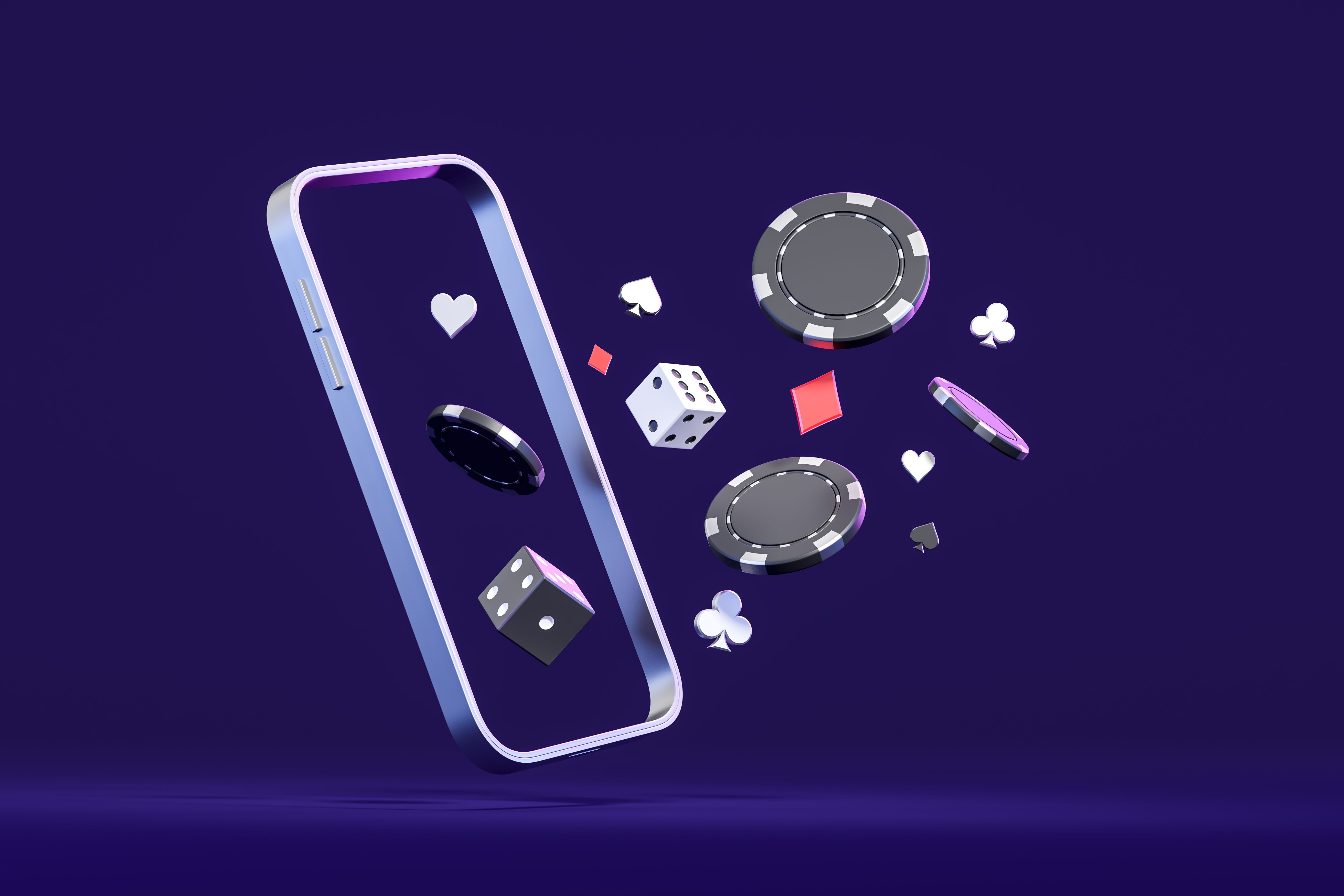 mobile casino interface