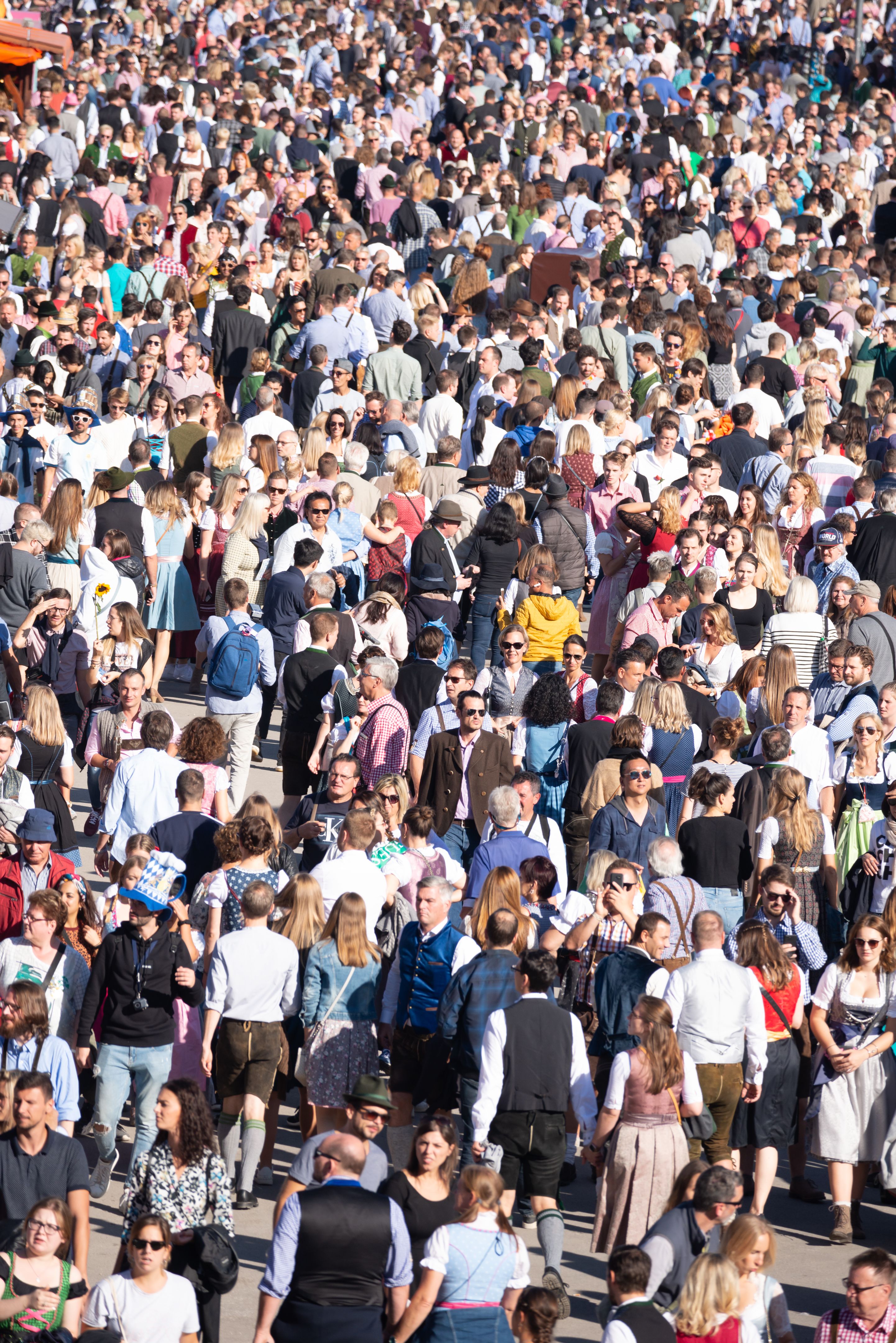 diverse crowd festival