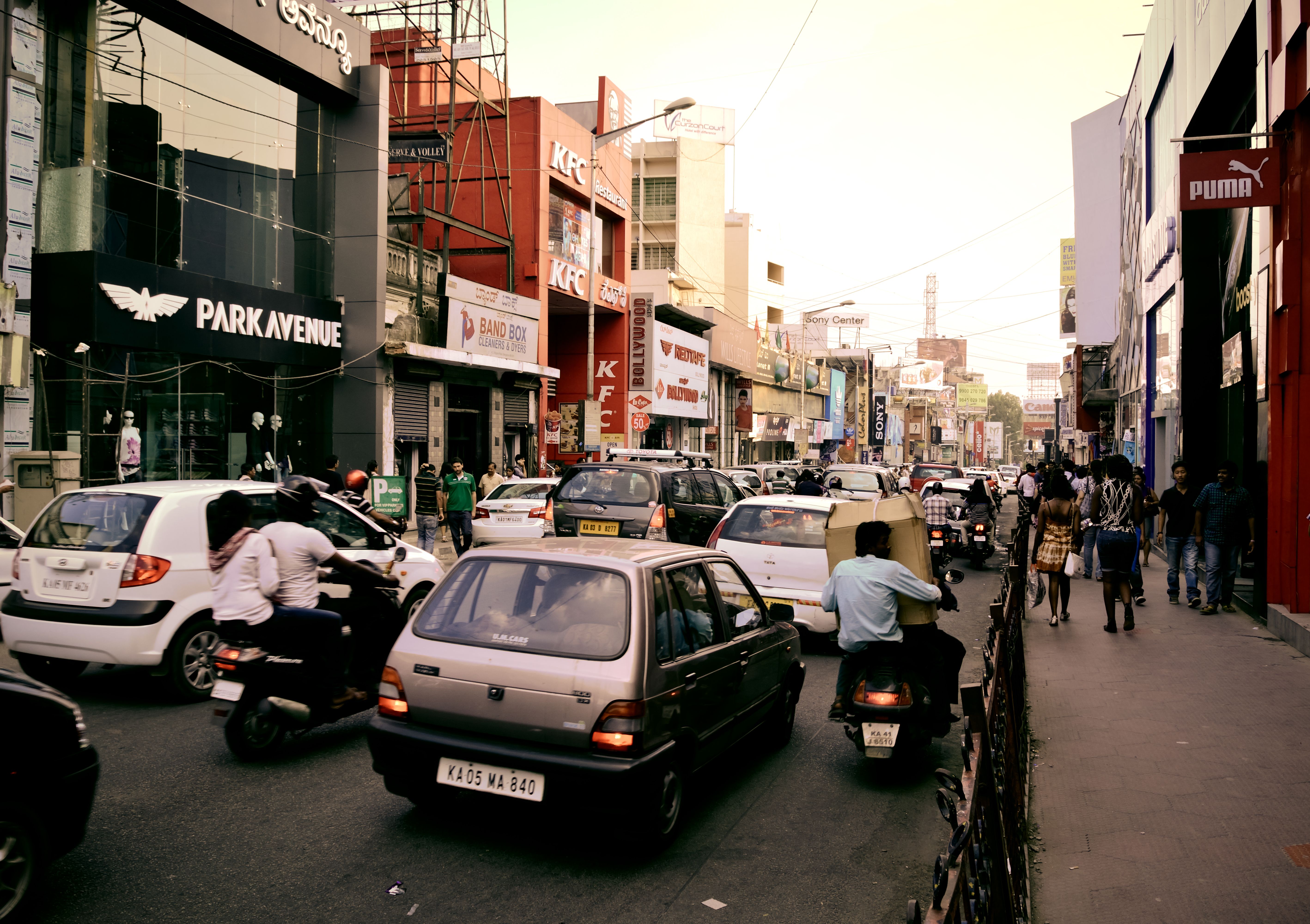 Indiranagar street scene