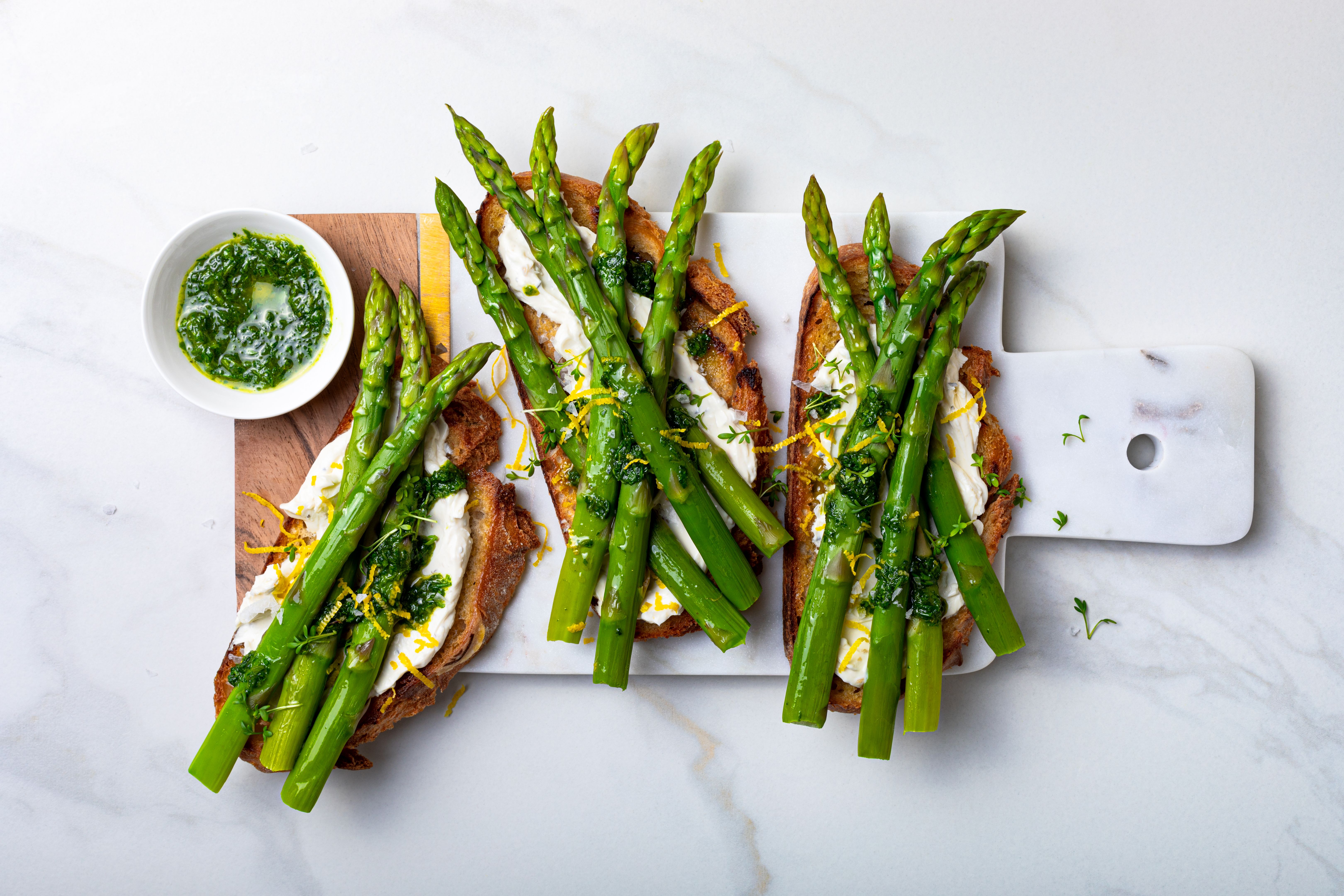 asparagus sandwich