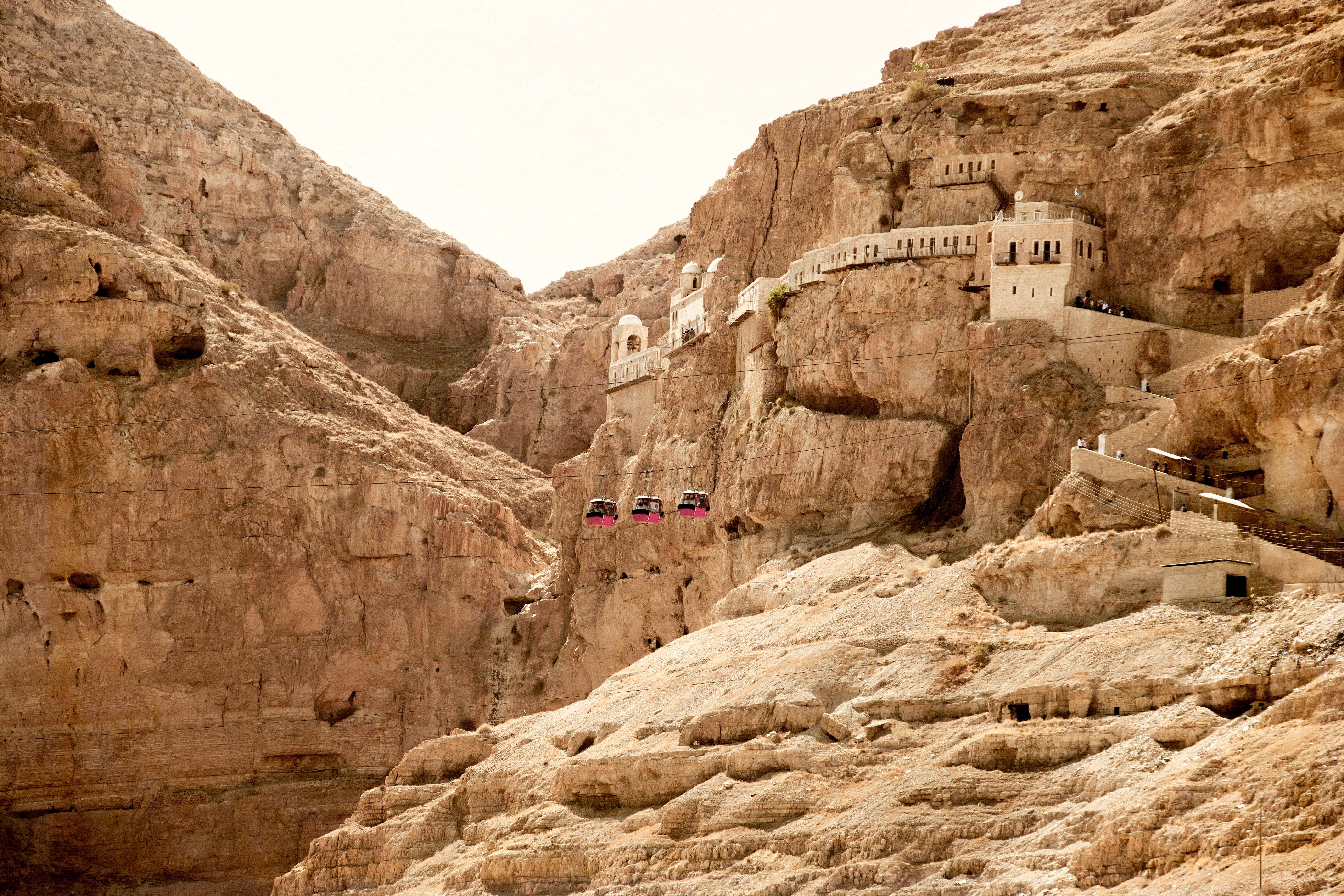 Rocky setting at Mount of Temptation