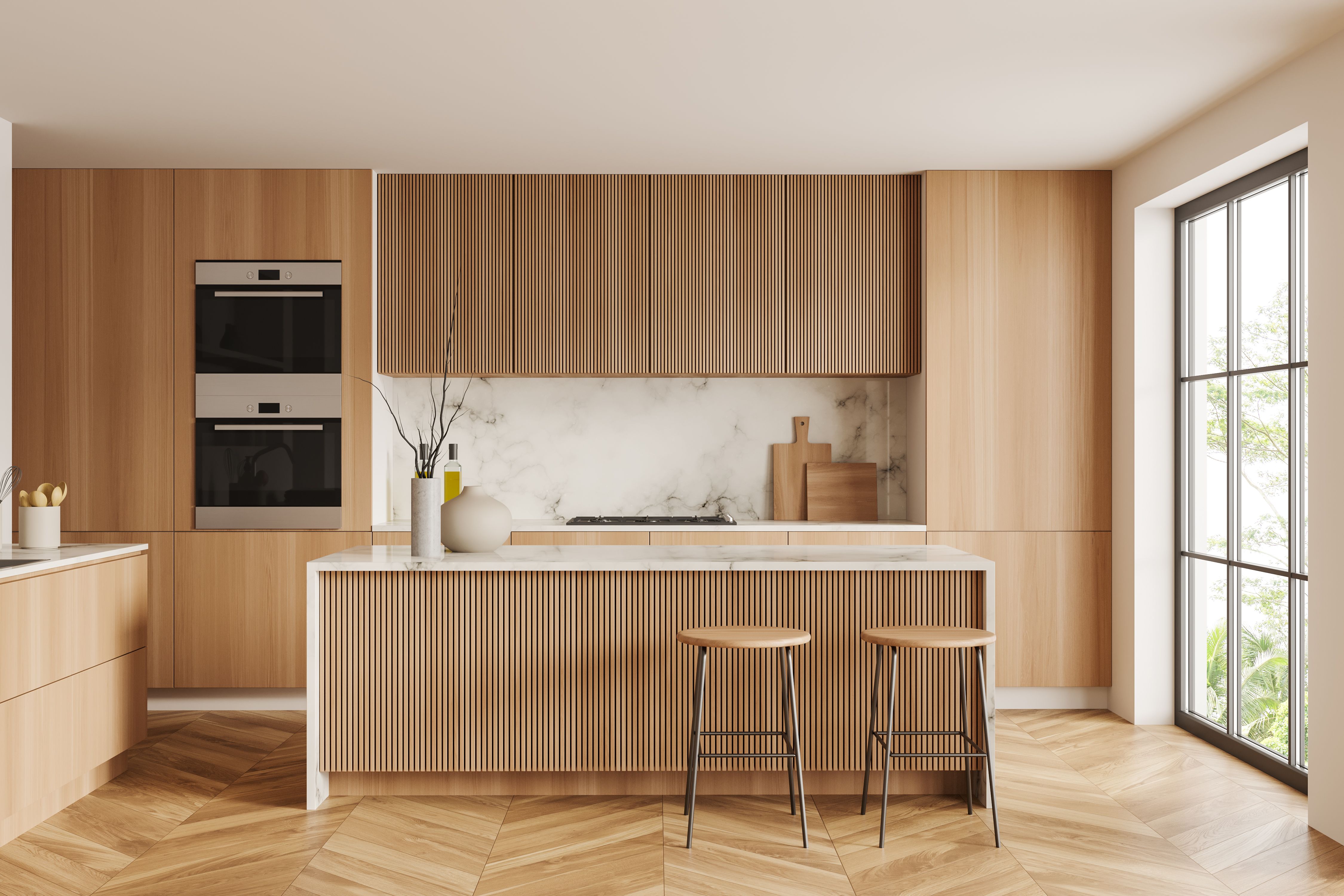 wooden house