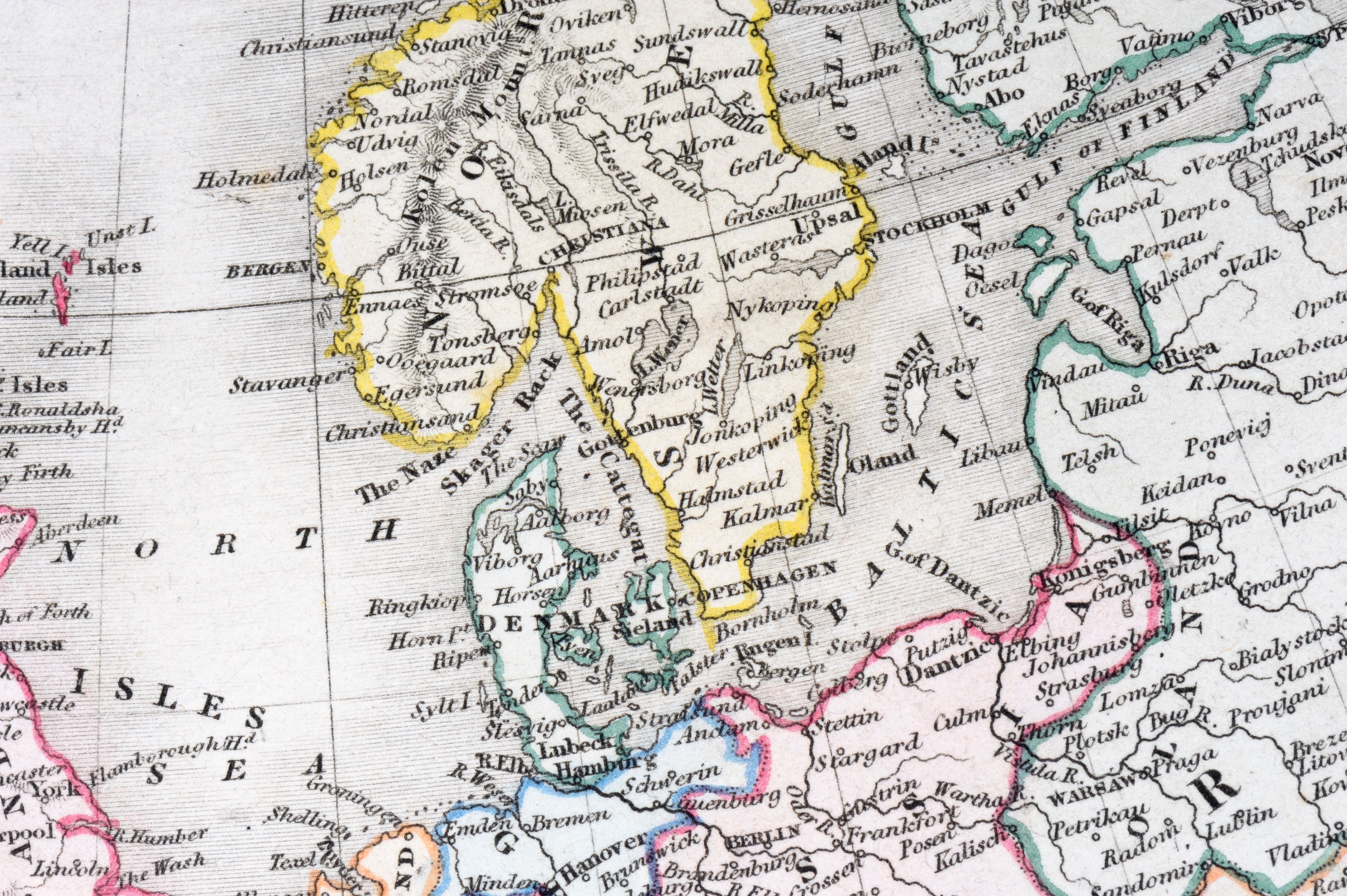 denmark sweden map