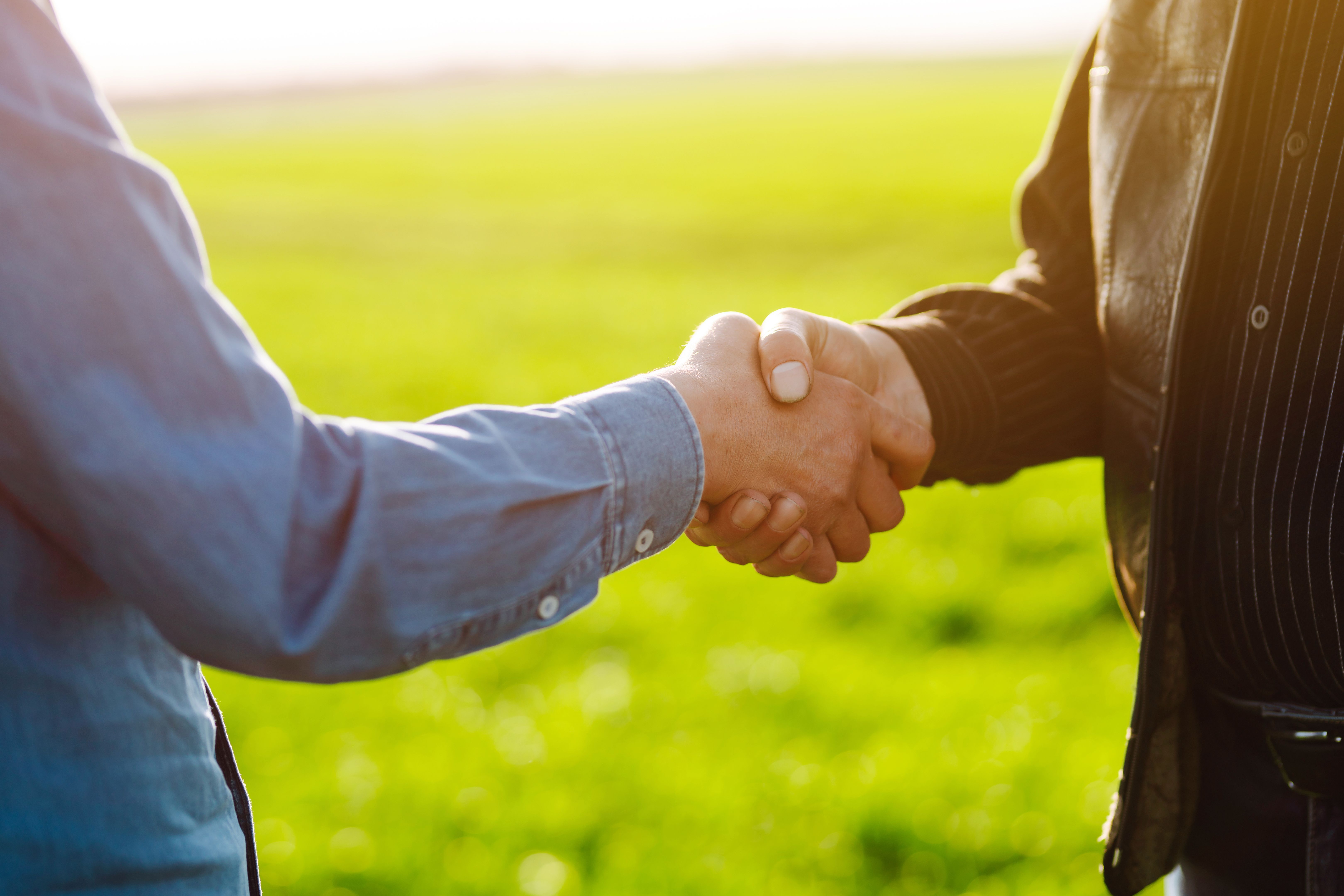 farm handshake