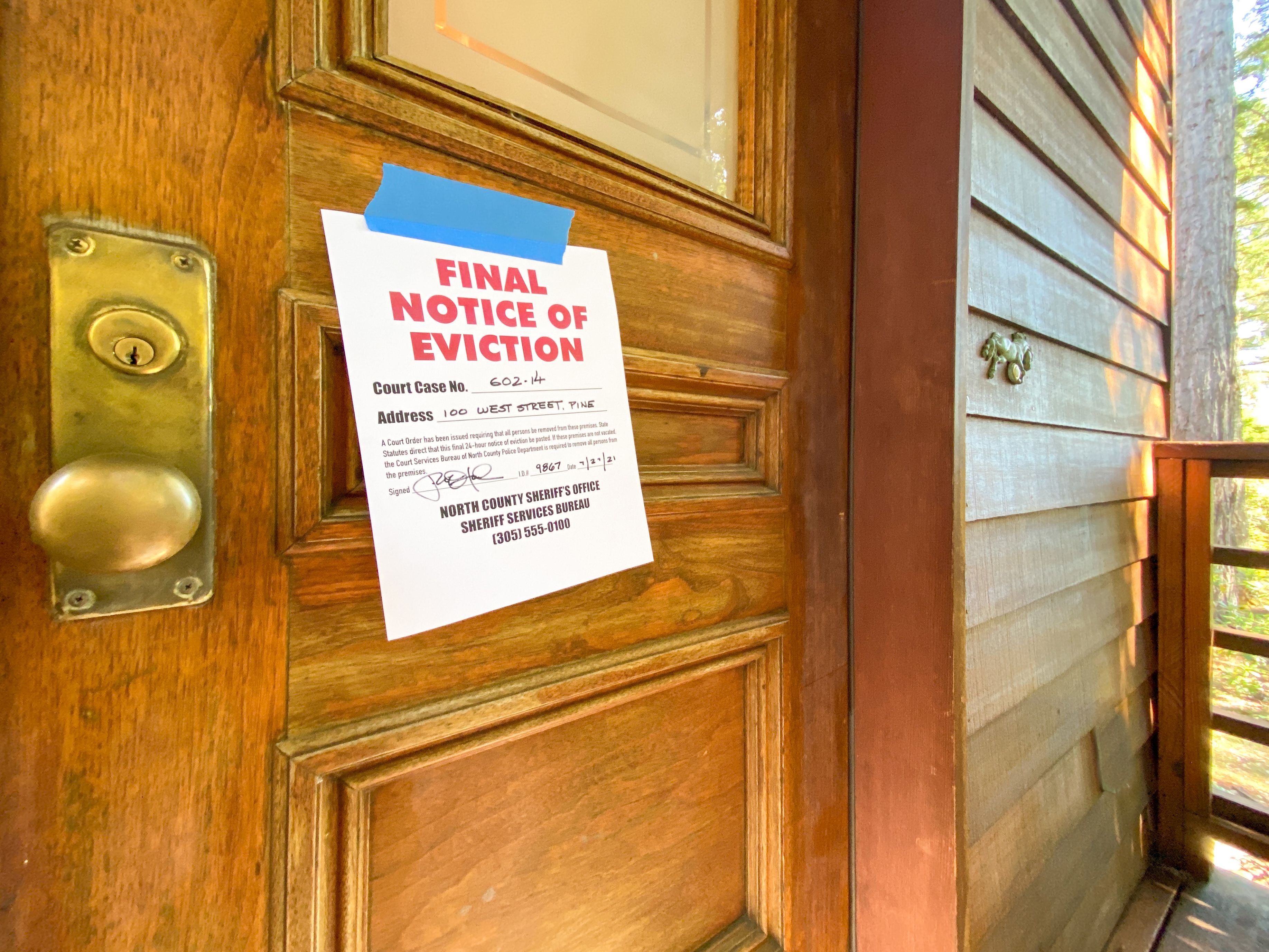 foreclosure notice